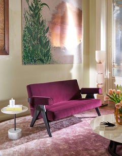 Canapé en violet du Capitole complex de Pierre Jeanneret pour Cassina, Italie, Neuf