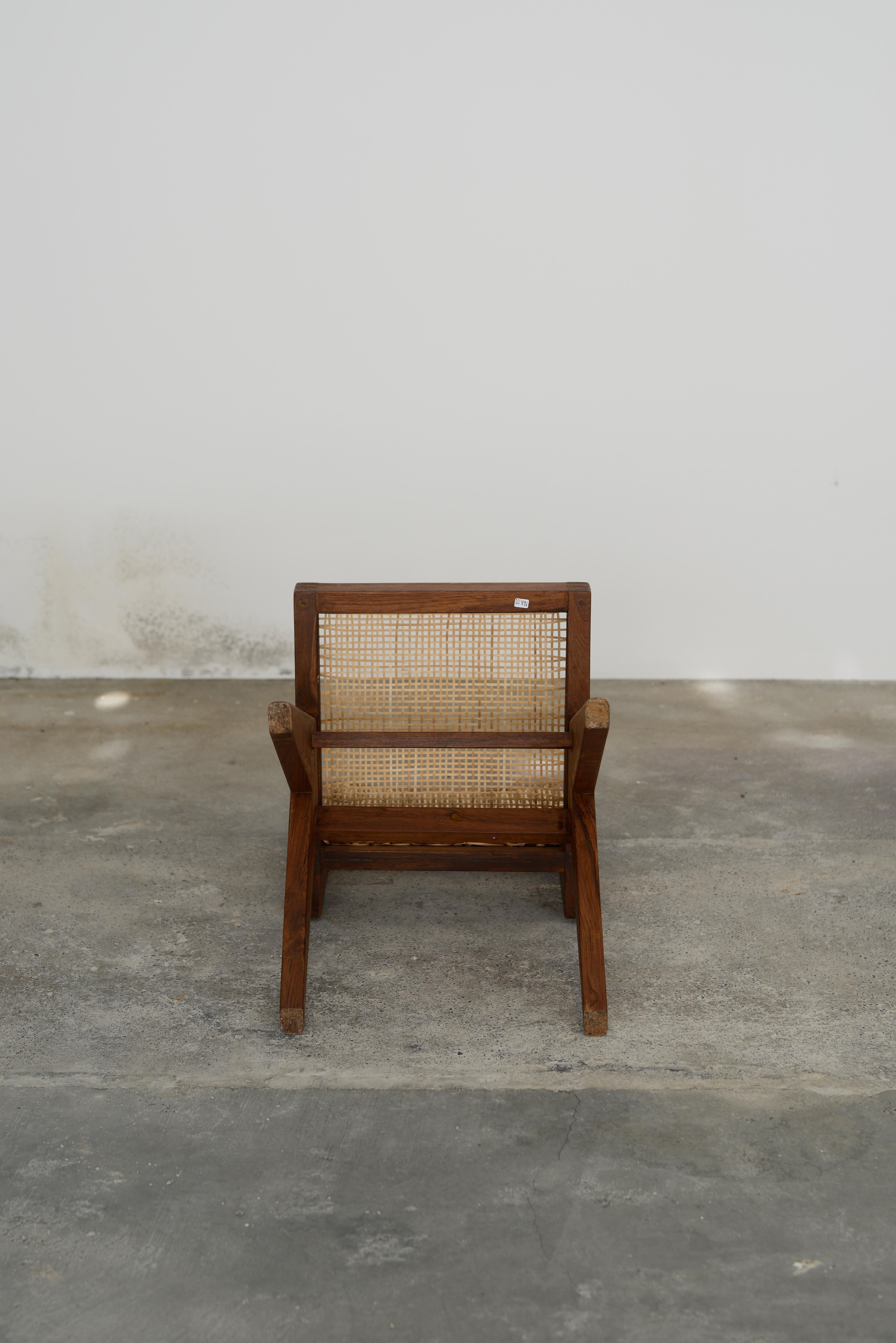 Mid-20th Century Pierre Jeanneret PJ-SI-25-A Chair / Authentic Mid-Century Modern Chandigarh