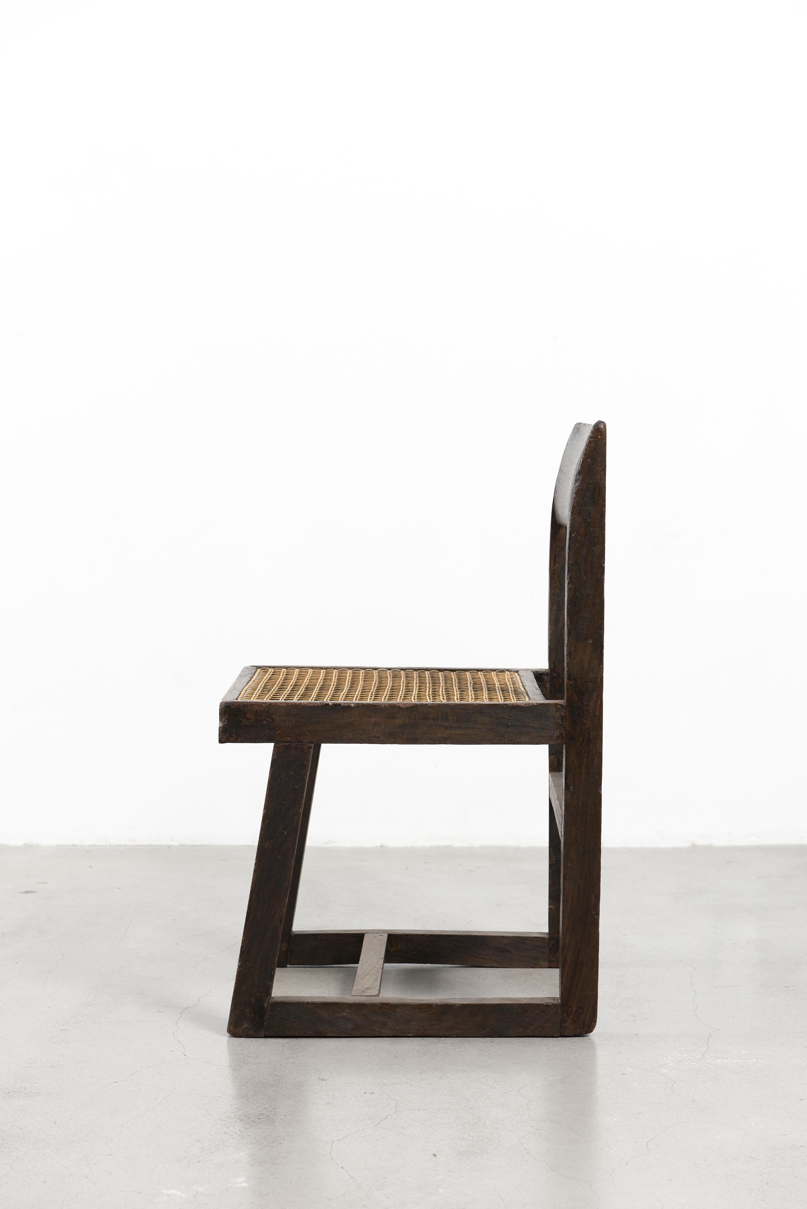 Indian Pierre Jeanneret, Chair, ca. 1960 For Sale