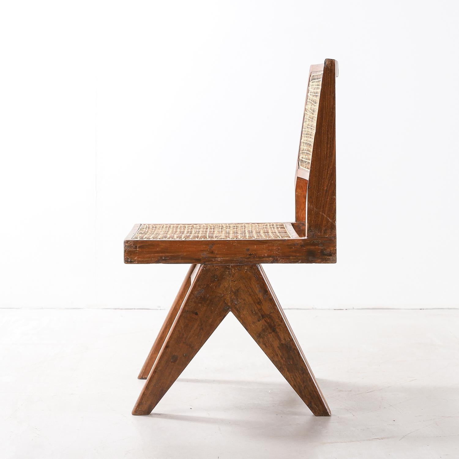 Mid-Century Modern Pierre Jeanneret Chair, circa 1958-1959
