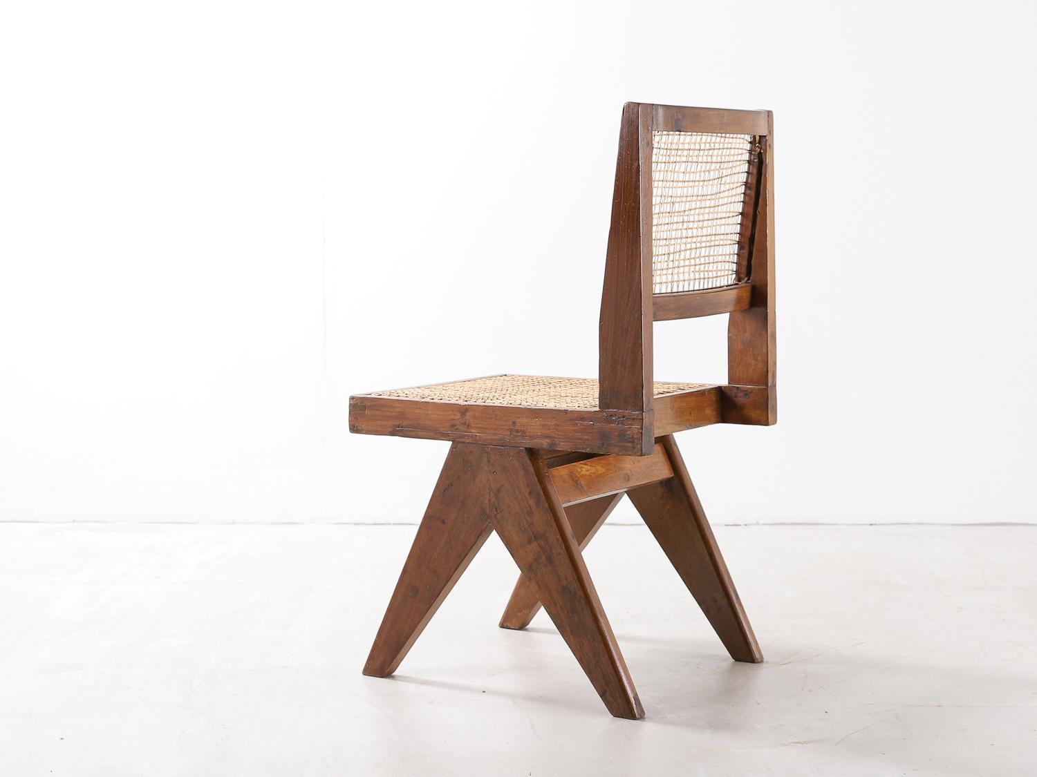 Indian Pierre Jeanneret Chair, circa 1958-1959