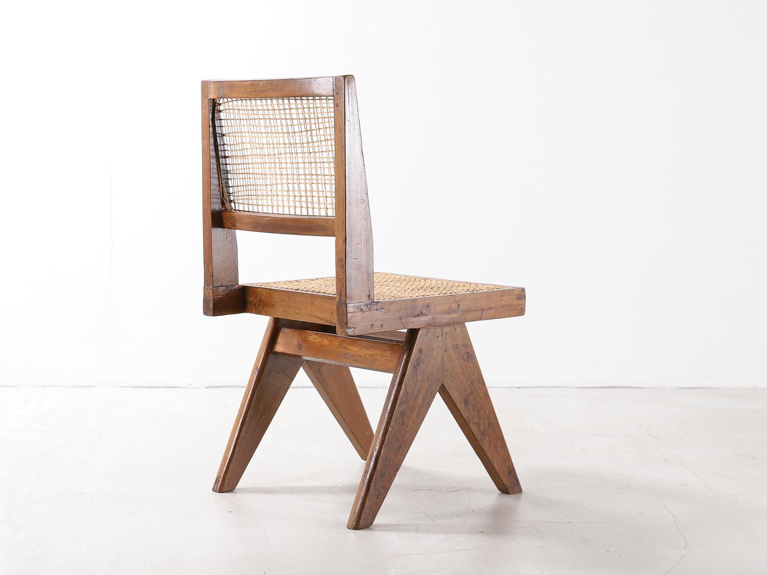 Pierre Jeanneret Chair, circa 1958-1959 In Good Condition In London, Charterhouse Square