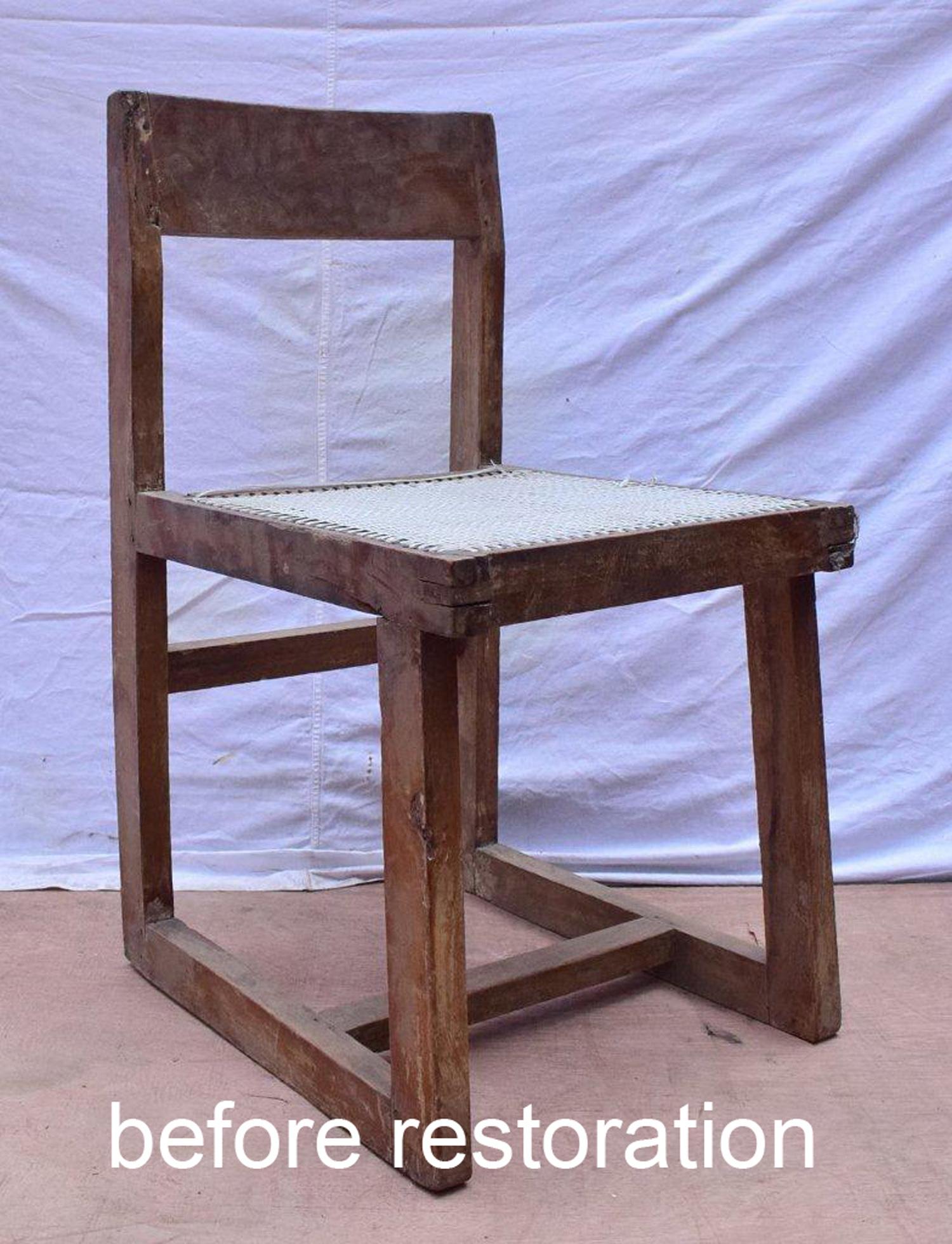 Pierre Jeanneret Chair for P.U. University Library For Sale 5