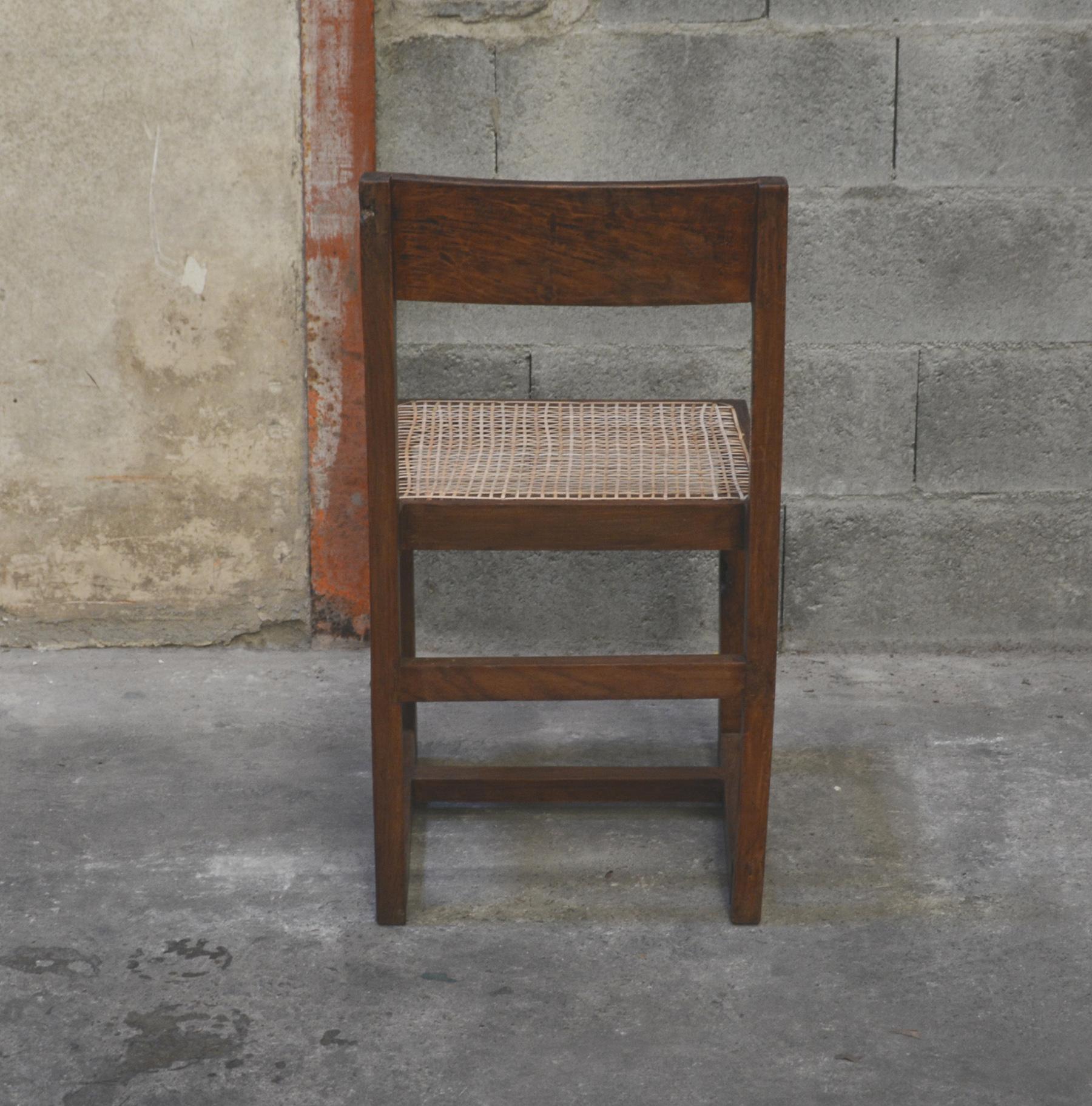 Mid-20th Century Pierre Jeanneret Chair for P.U. University Library For Sale