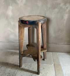 Pierre Jeanneret Chandigarh high stool with canework PJ-011001