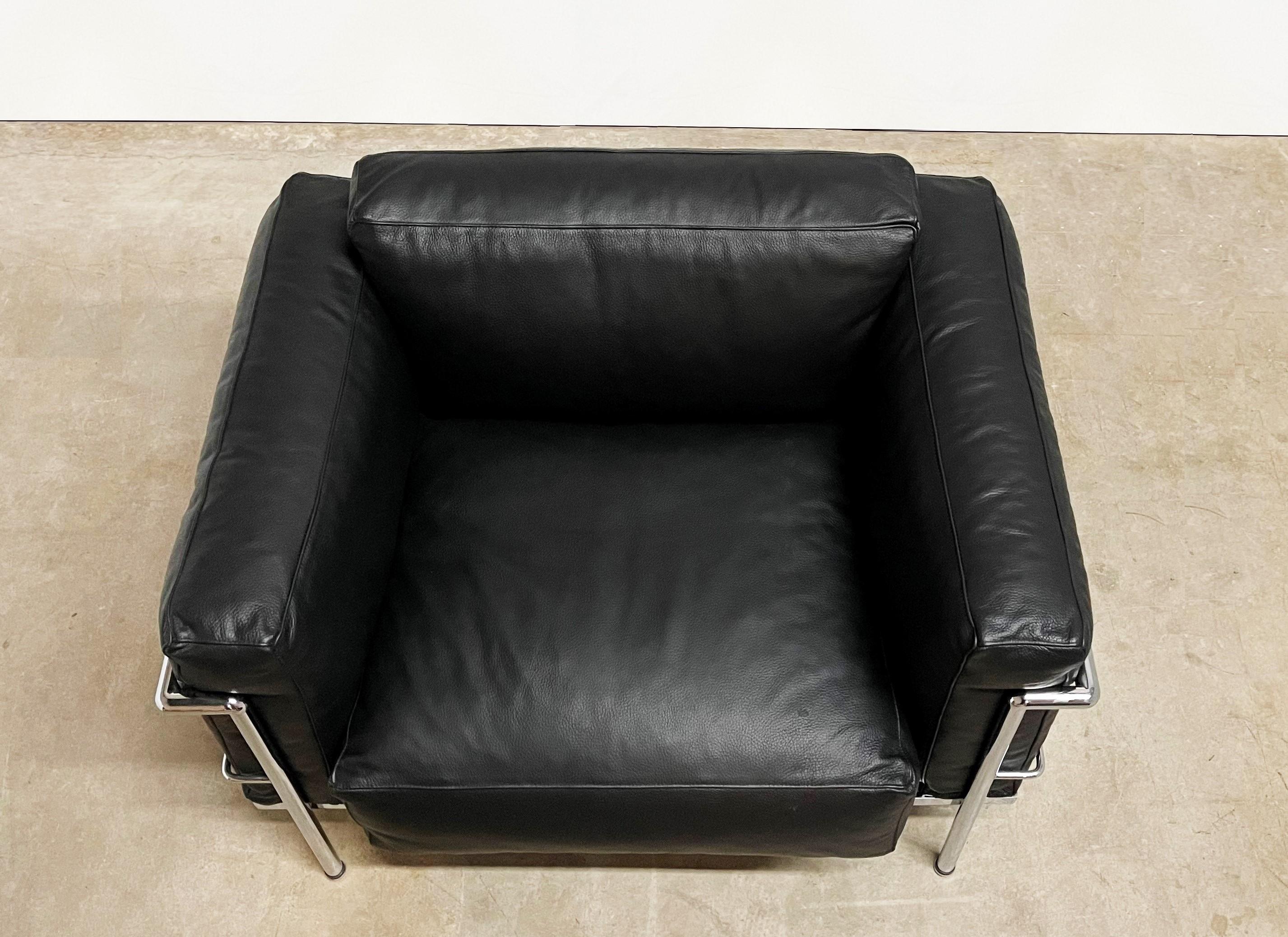 Pierre Jeanneret, Charlotte Perriand & Le Corbusier Grand Comfort Loungesessel im Zustand „Gut“ im Angebot in Dallas, TX