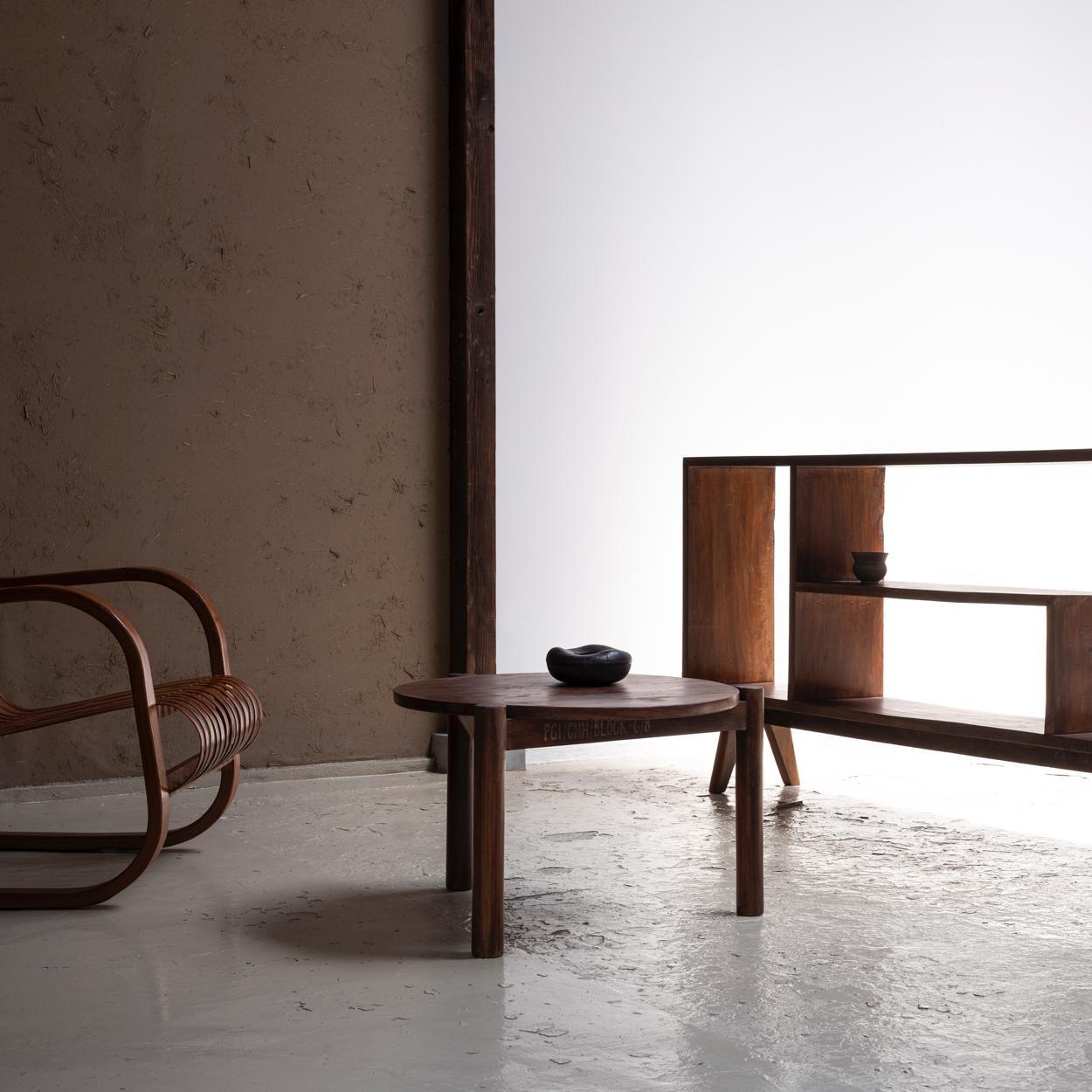 Indian Pierre Jeanneret Coffee Table from Post Graduate Institute, Chandigarh, India