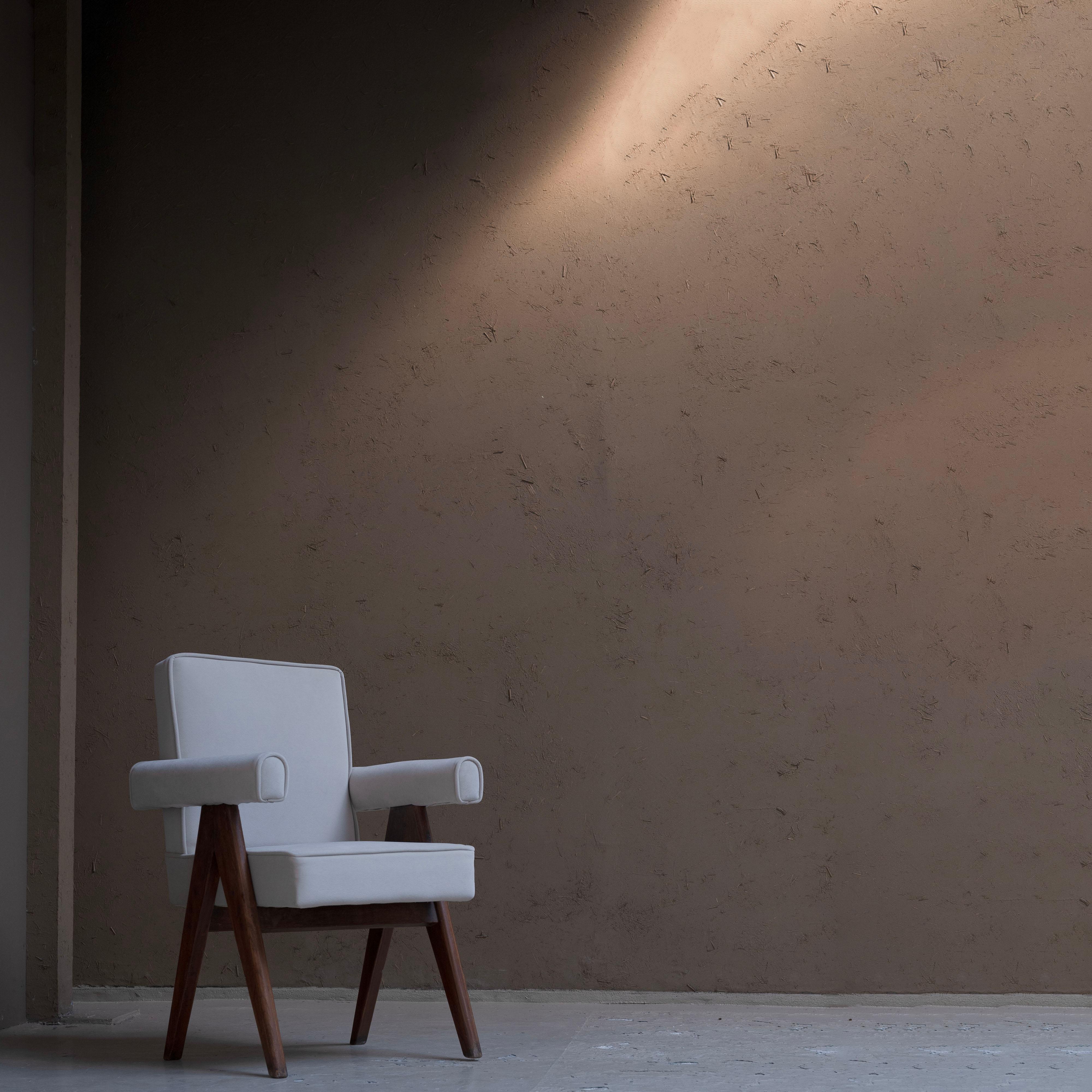 Pierre Jeanneret , Silla del Comité para Chandigarh, Teca , años 50 en Bueno estado para la venta en Tokyo, Tokyo