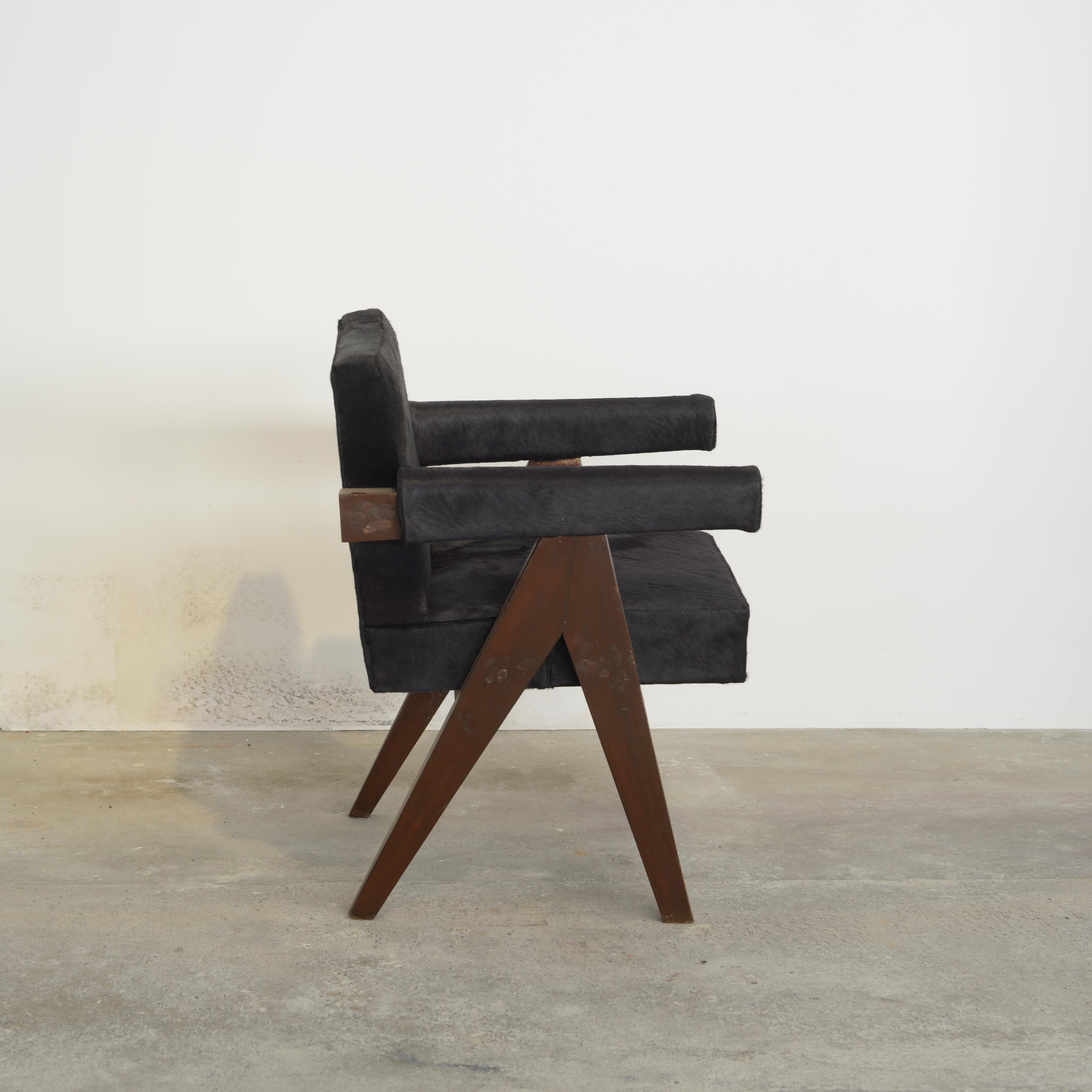 XX secolo Sedia da comitato Pierre Jeanneret PJ-SI-30-C autentico Mid-Century Modern in vendita