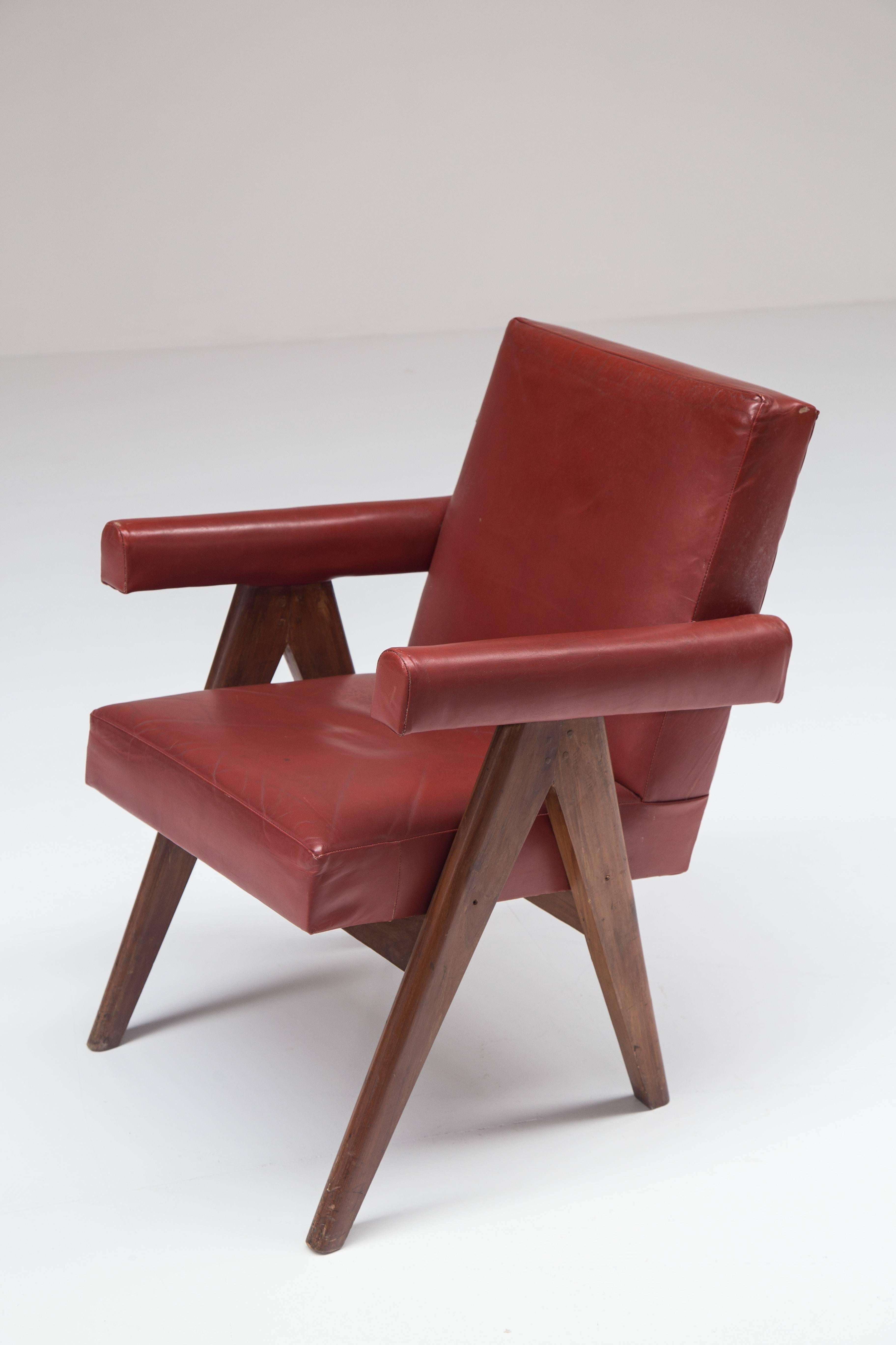 French Pierre Jeanneret 'Committee' Lounge Chairs