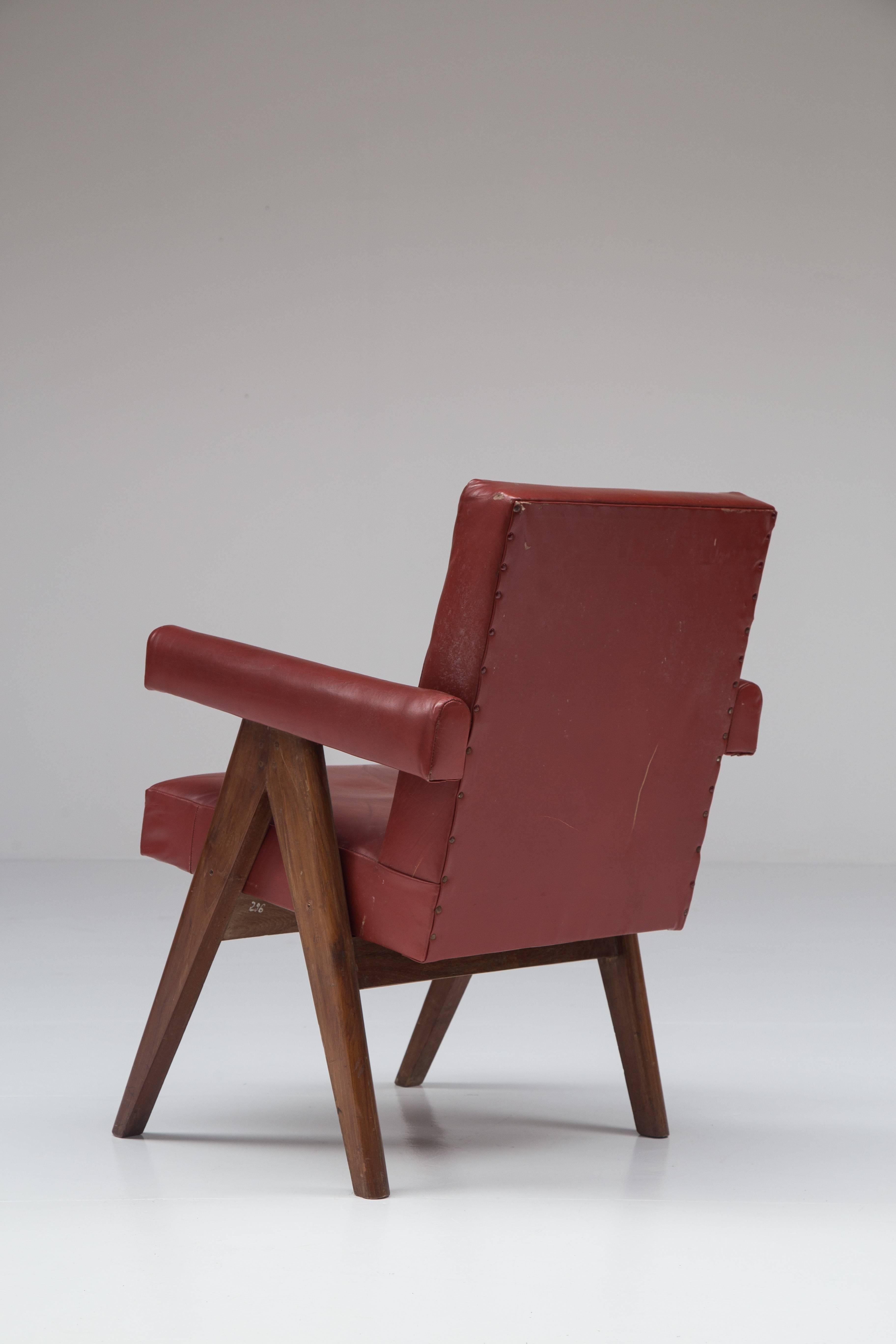 Mid-20th Century Pierre Jeanneret 'Committee' Lounge Chairs