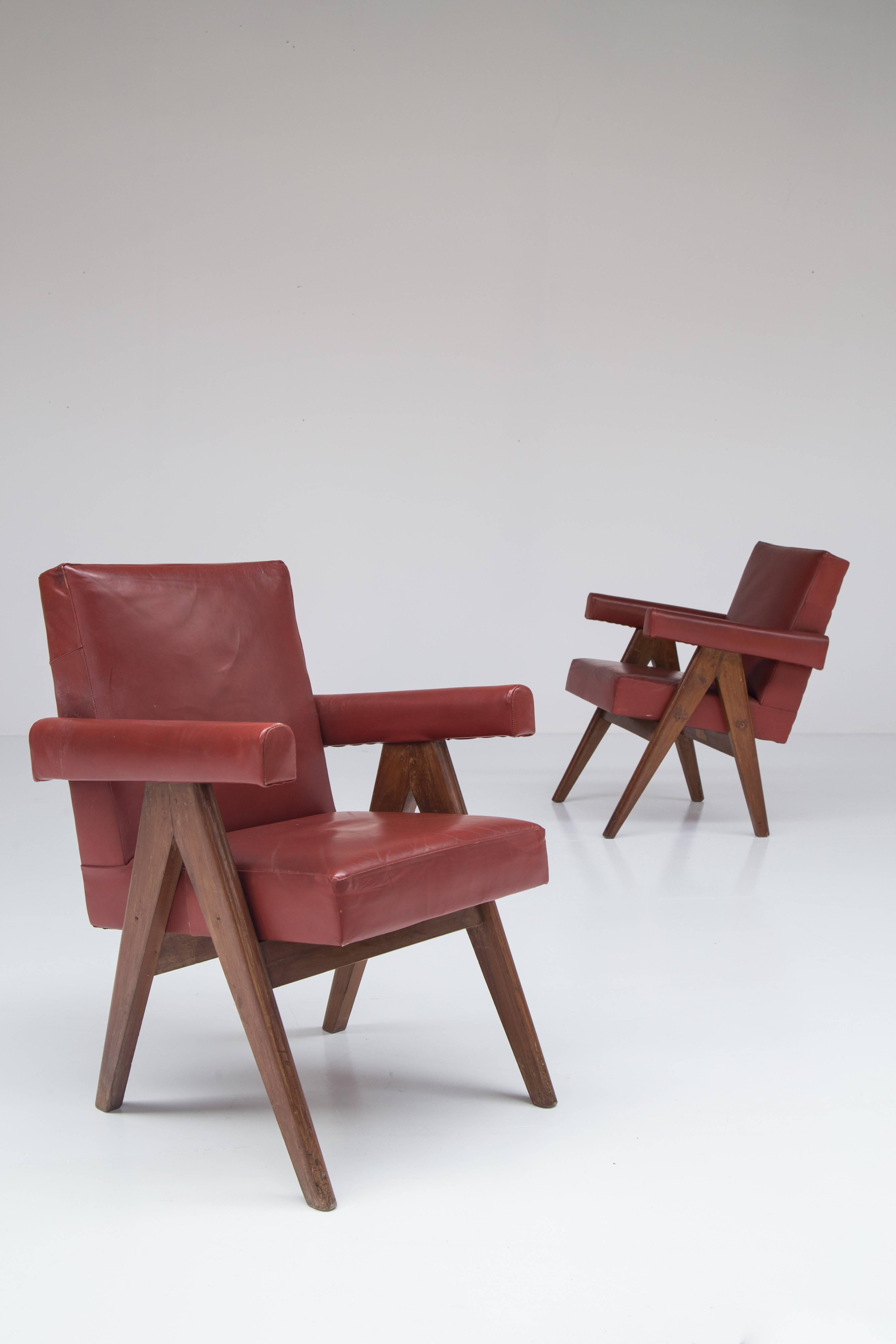 Pierre Jeanneret 'Committee' Lounge Chairs 1
