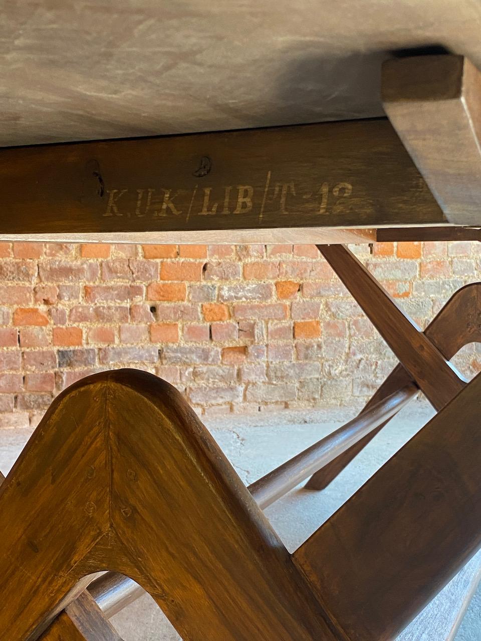 Pierre Jeanneret Committee Table in Teak Chandigarh India Circa 1963-64 3