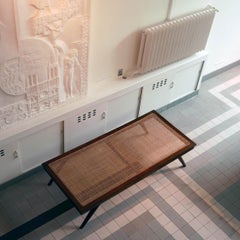 Pierre Jeanneret, Daybed, Chandigarh, 1960, PJ-L-09-A, Teakwood, Cane