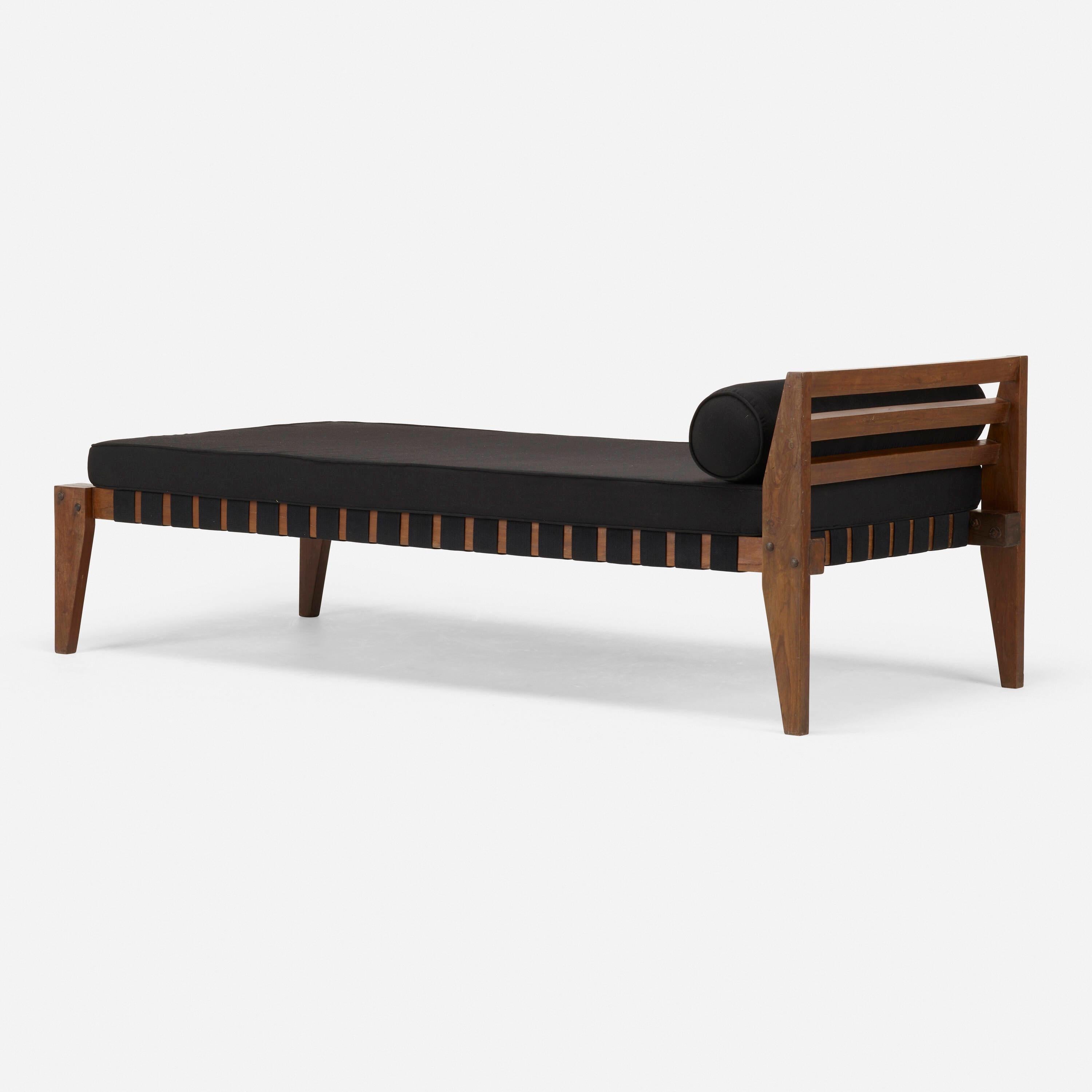 20th Century Pierre Jeanneret Daybed from Chandigarh Authentic Mid-Century Modern For Sale