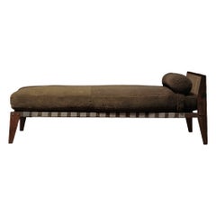 Diván desmontable con estructura de malla de Pierre Jeanneret, Chandigarh, hacia 1955-56