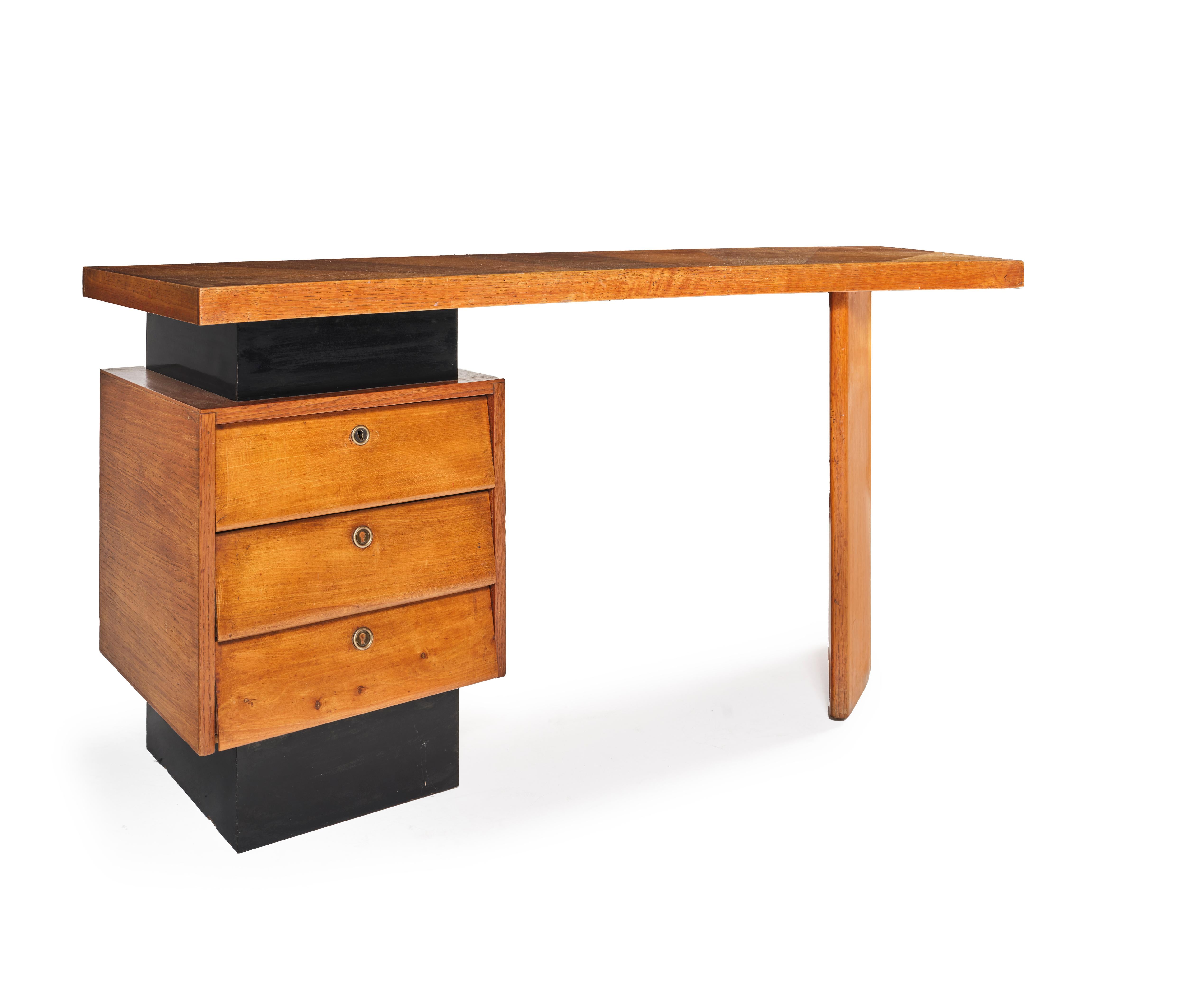 Mid-20th Century Pierre Jeanneret, desk 1946 For Sale