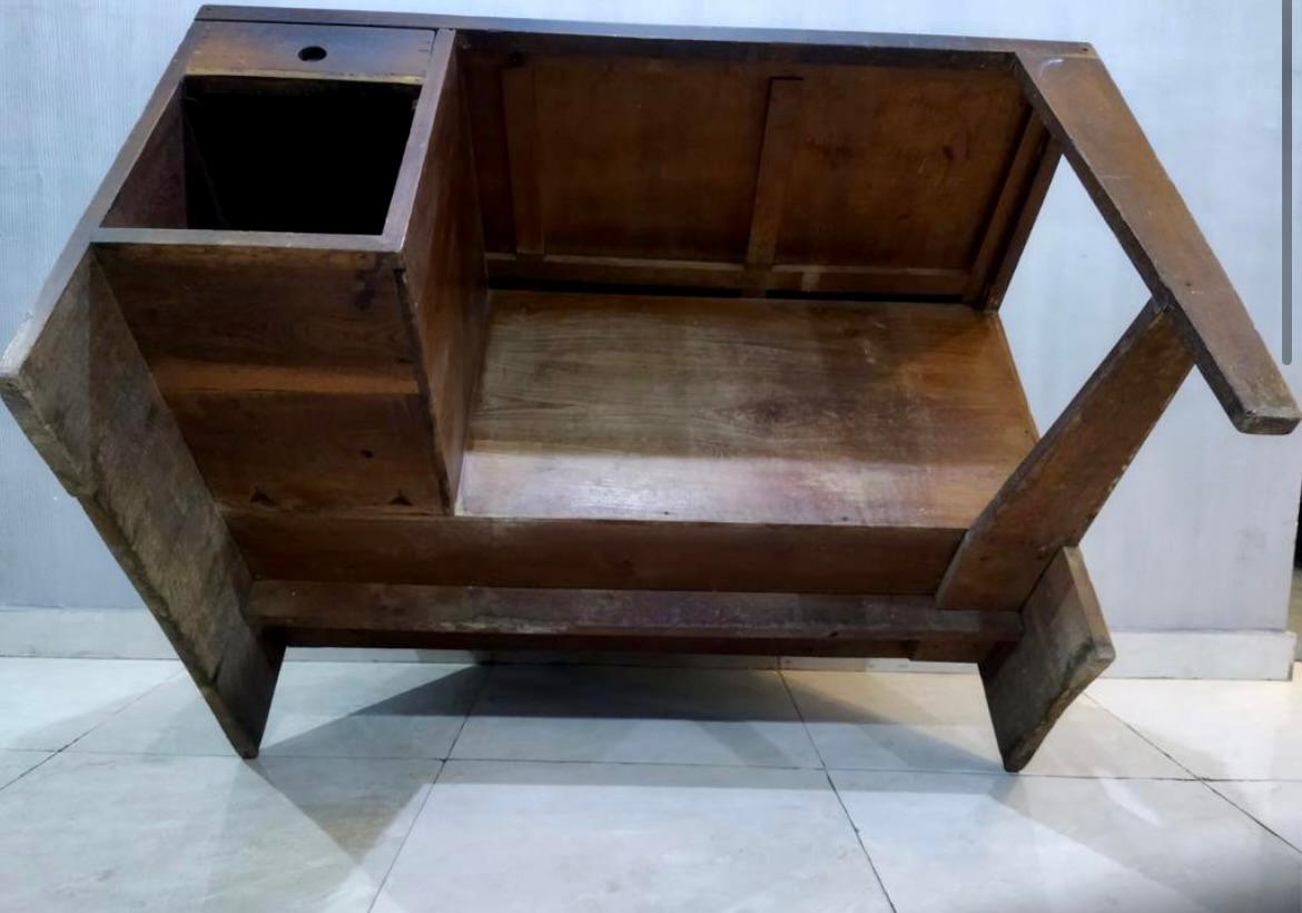 Pierre Jeanneret Desk, 1950s Chandigargh For Sale 10
