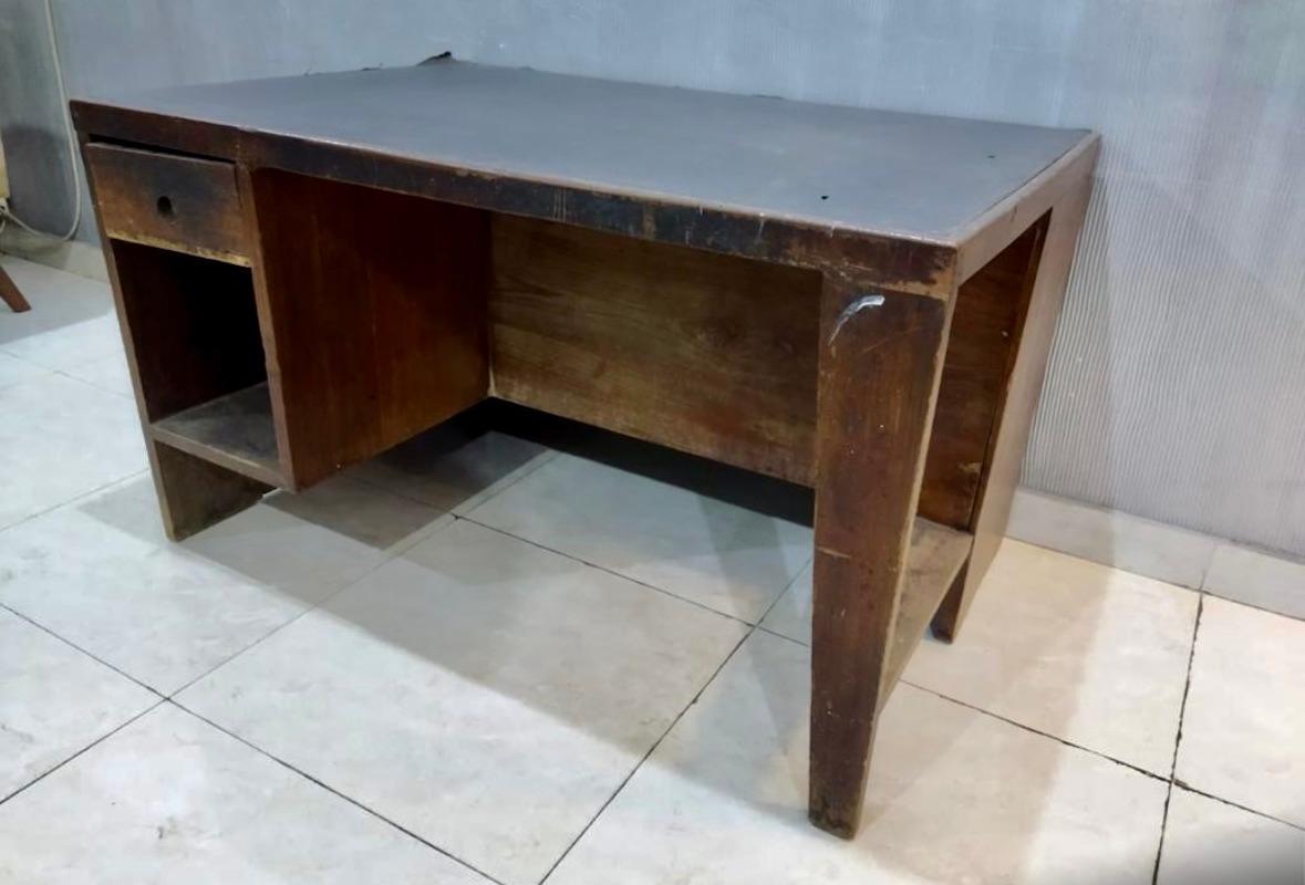 Pierre Jeanneret Desk, 1950s Chandigargh For Sale 13