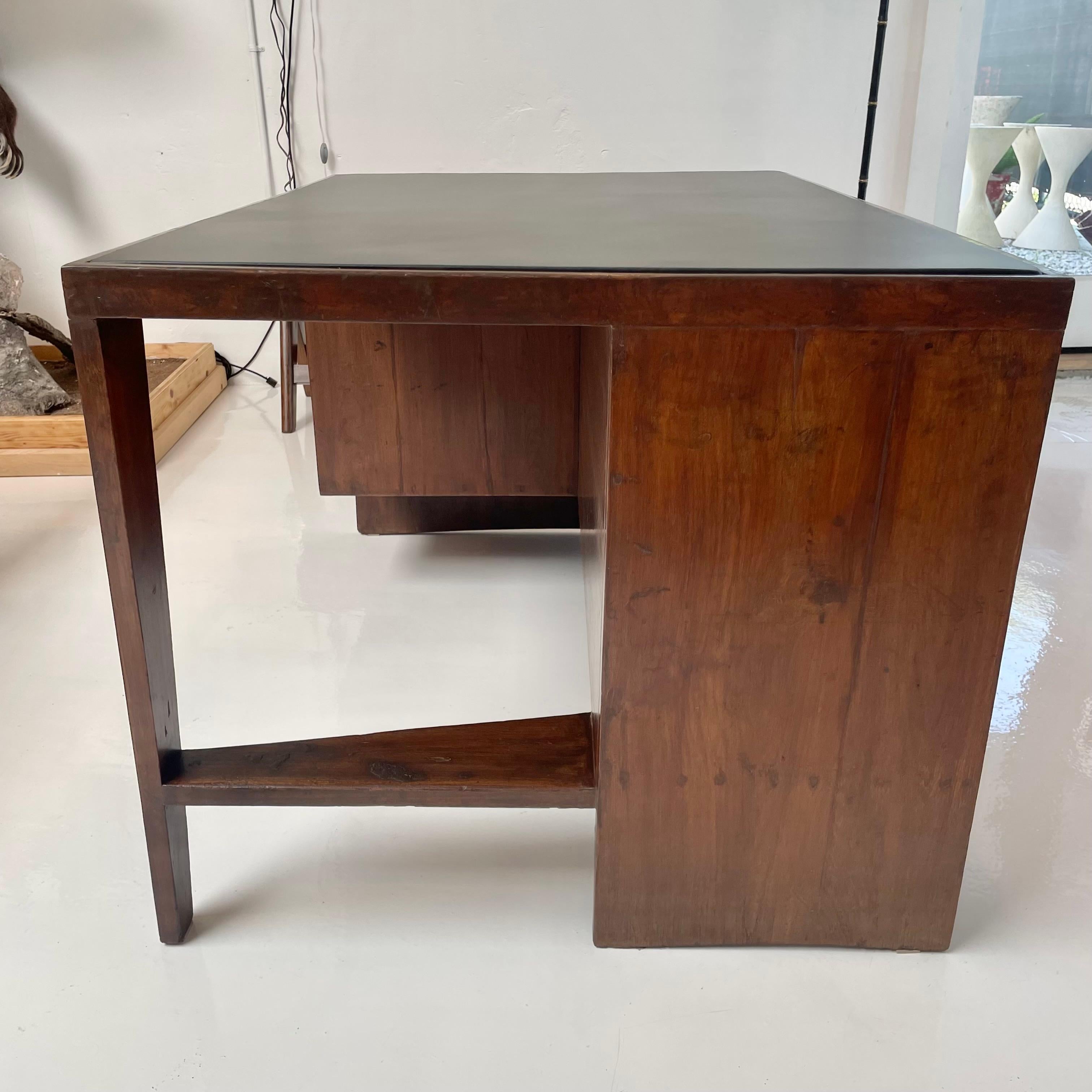 Schreibtisch von Pierre Jeanneret, Chandigargh, 1950er-Jahre im Angebot 2