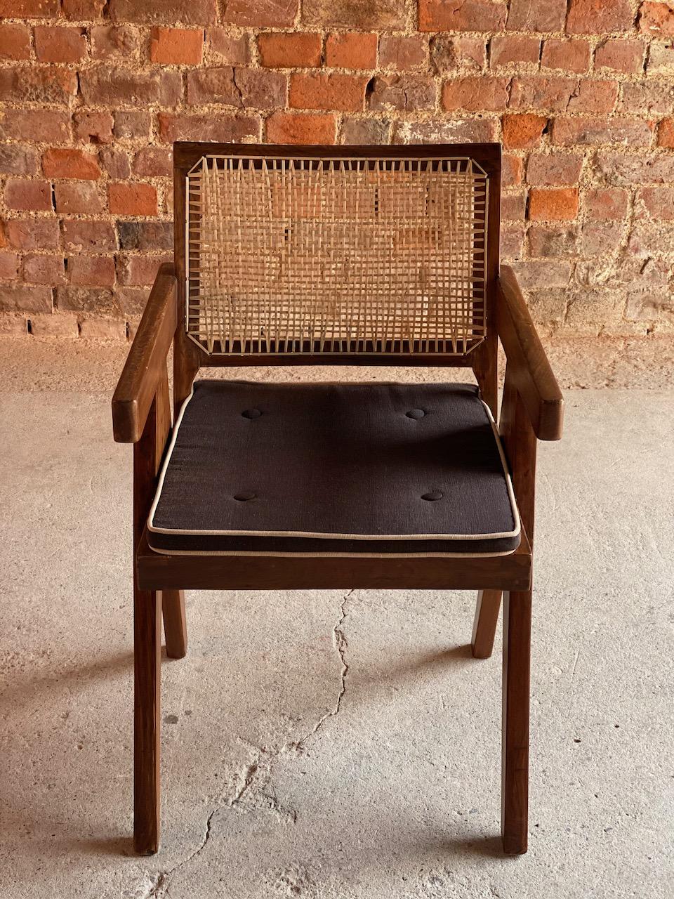 Pierre Jeanneret Desk and Chair, College of Architecture, Chandigarh, circa 1955 3