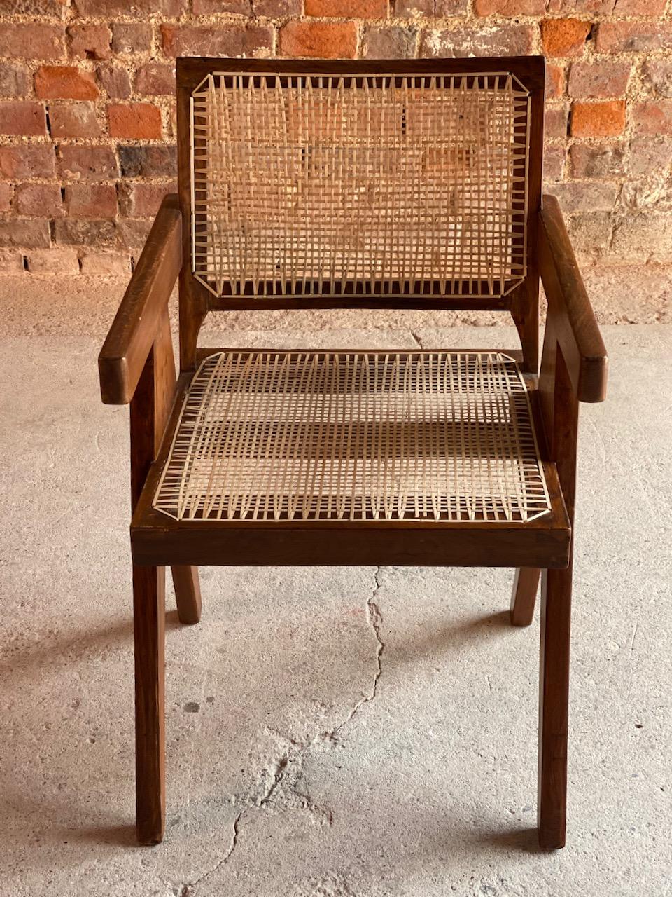 Pierre Jeanneret Desk and Chair, College of Architecture, Chandigarh, circa 1955 2