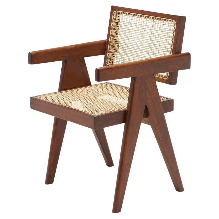 Pierre Jeanneret Desk and Office Chair from Chandigarh For Sale 1