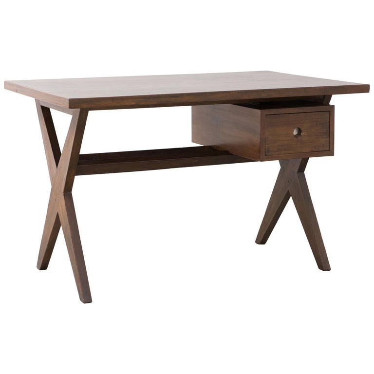 Pierre Jeanneret, Desk, circa 1960 For Sale