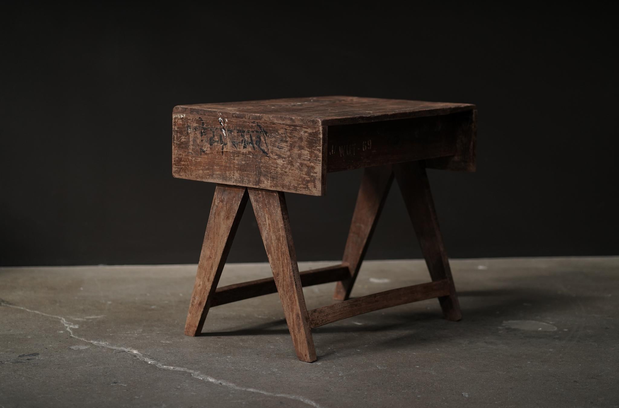 Indian Pierre Jeanneret Desk