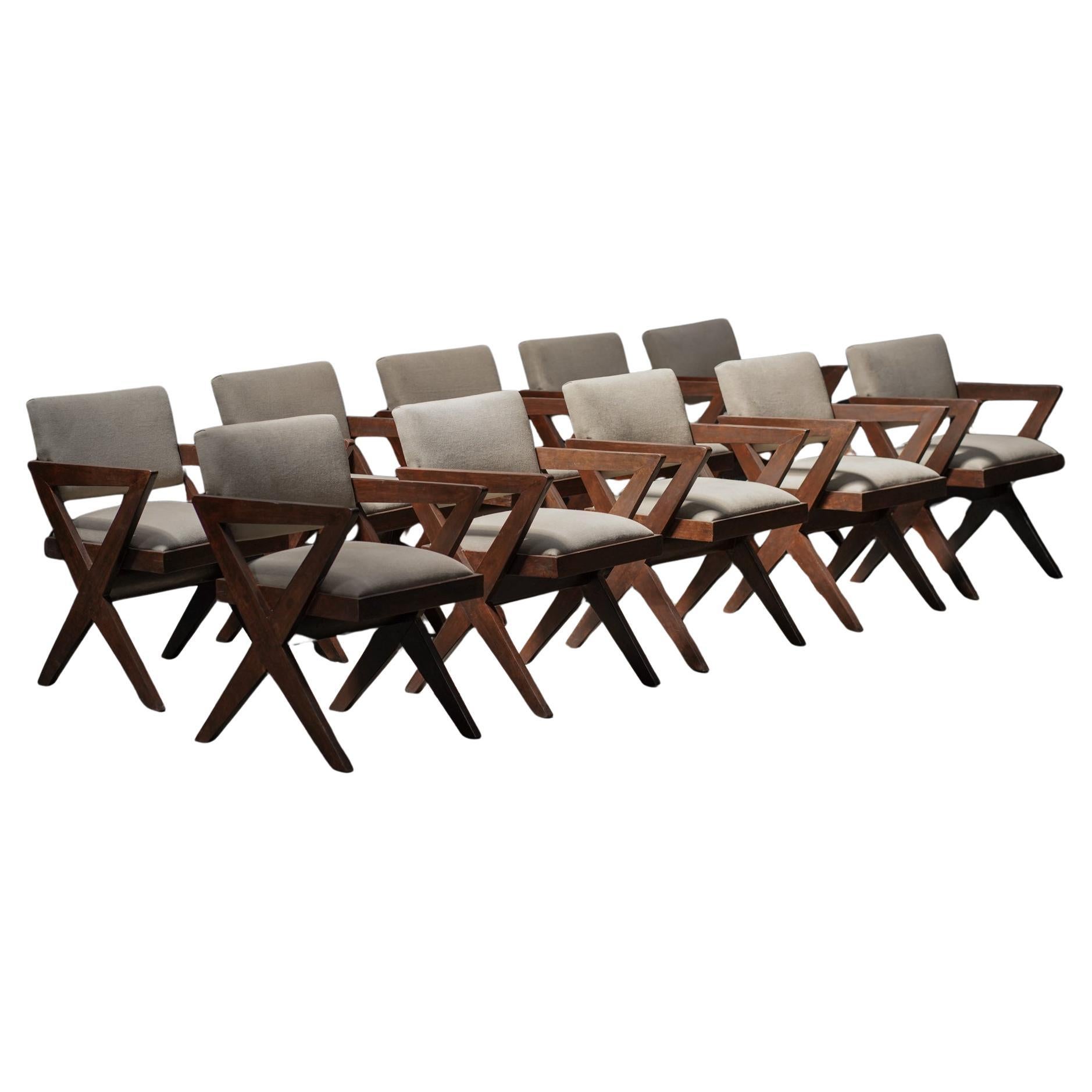 Pierre Jeanneret Dining Armchairs