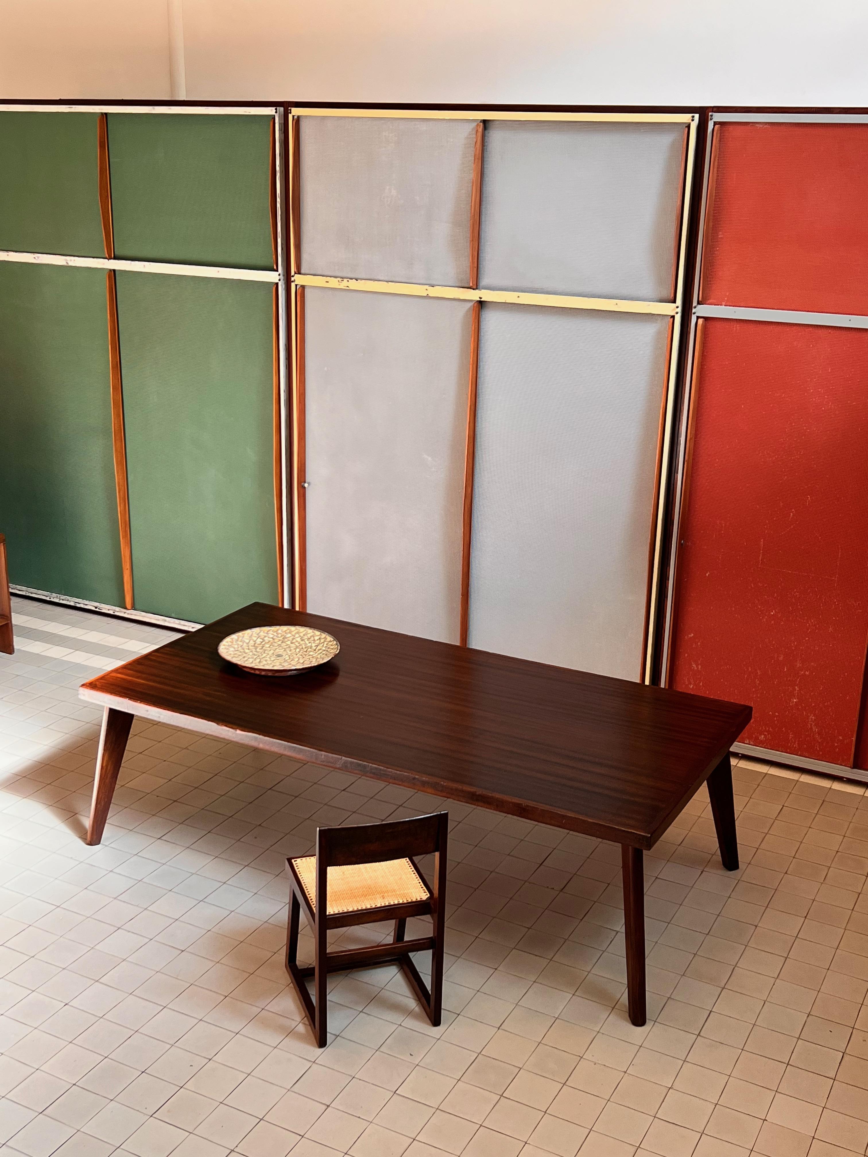 Indian Pierre Jeanneret, Dining Table, 1960 For Sale