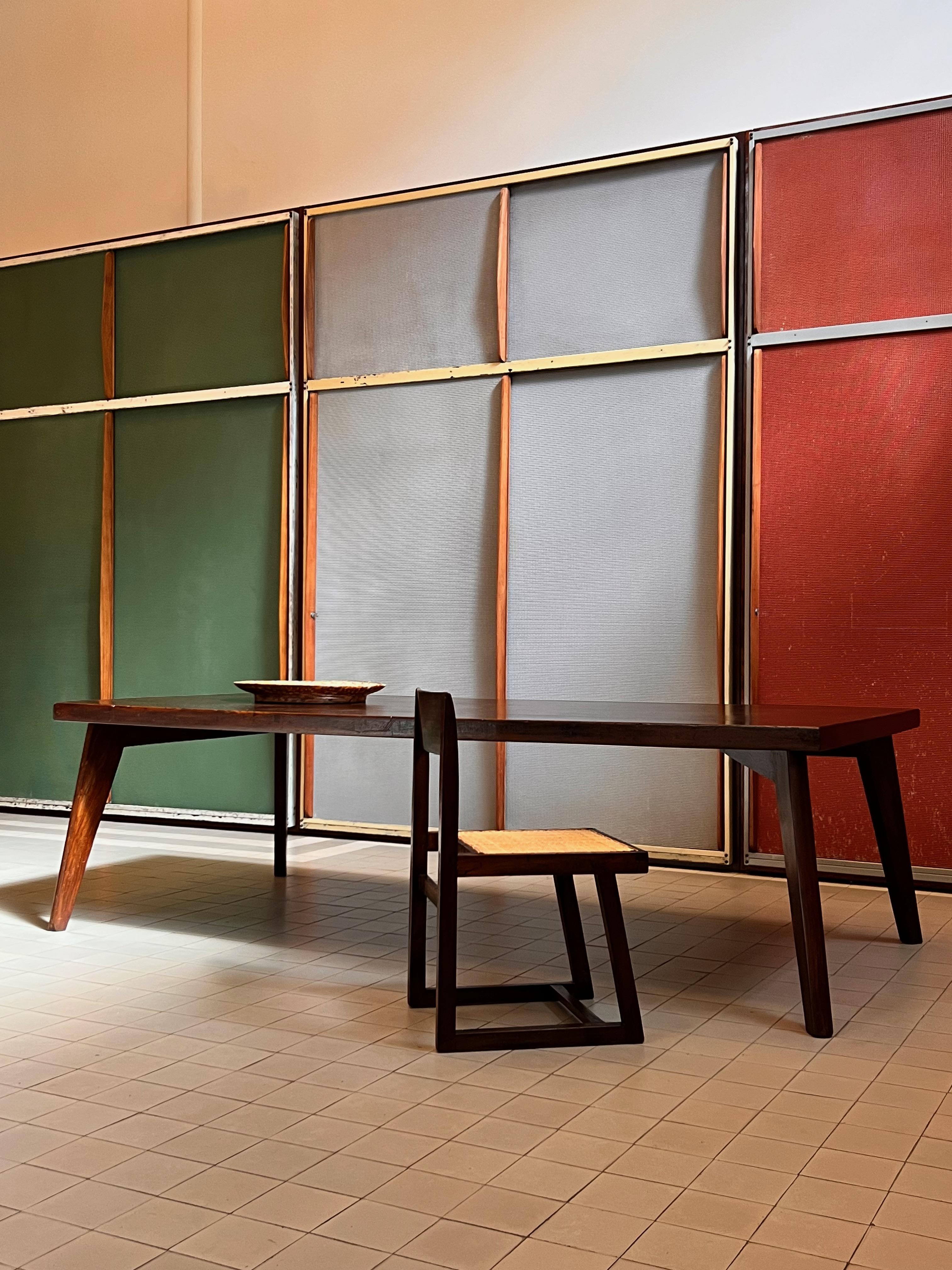 Mid-20th Century Pierre Jeanneret, Dining Table, 1960 For Sale
