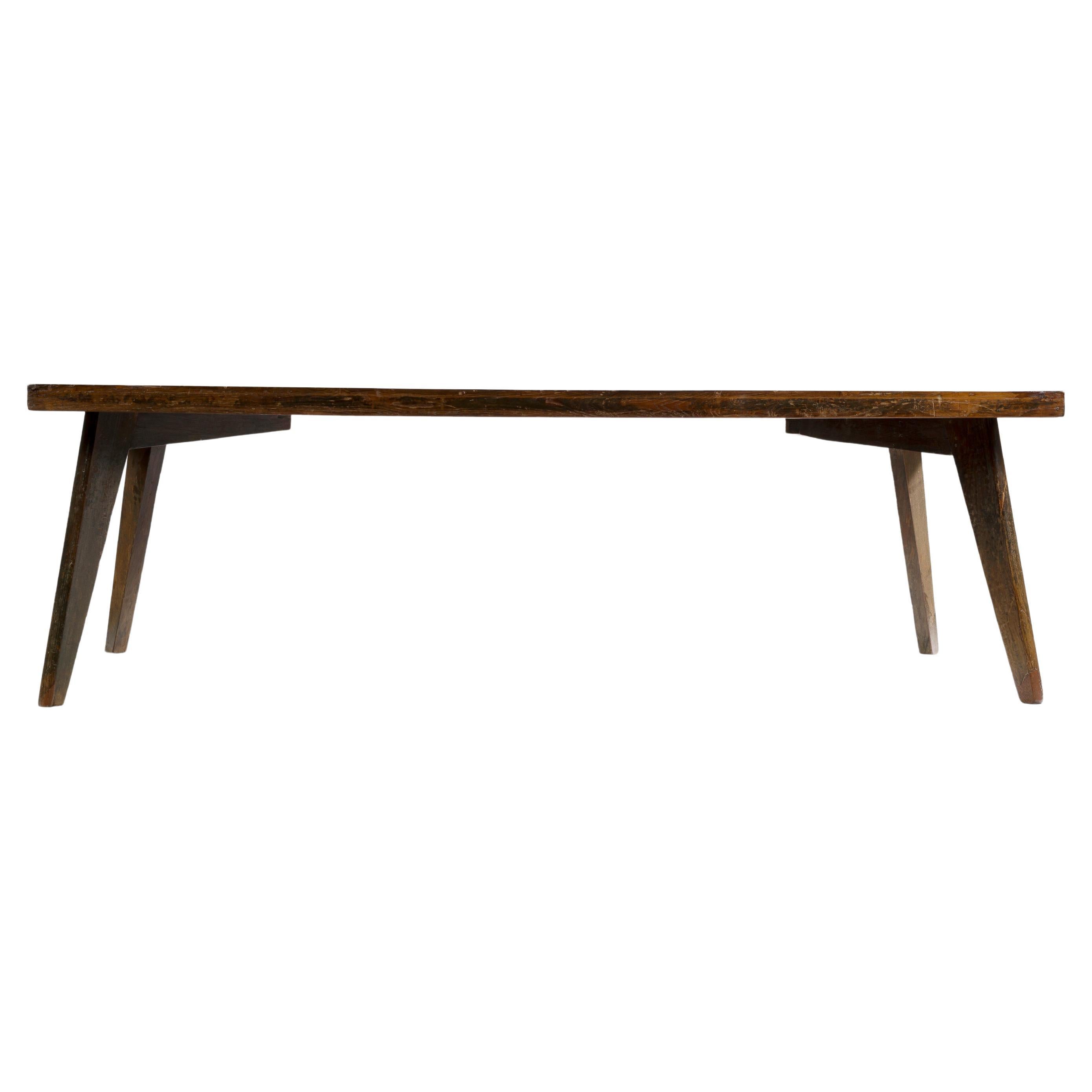 Pierre Jeanneret, Dining Table, 1960 For Sale