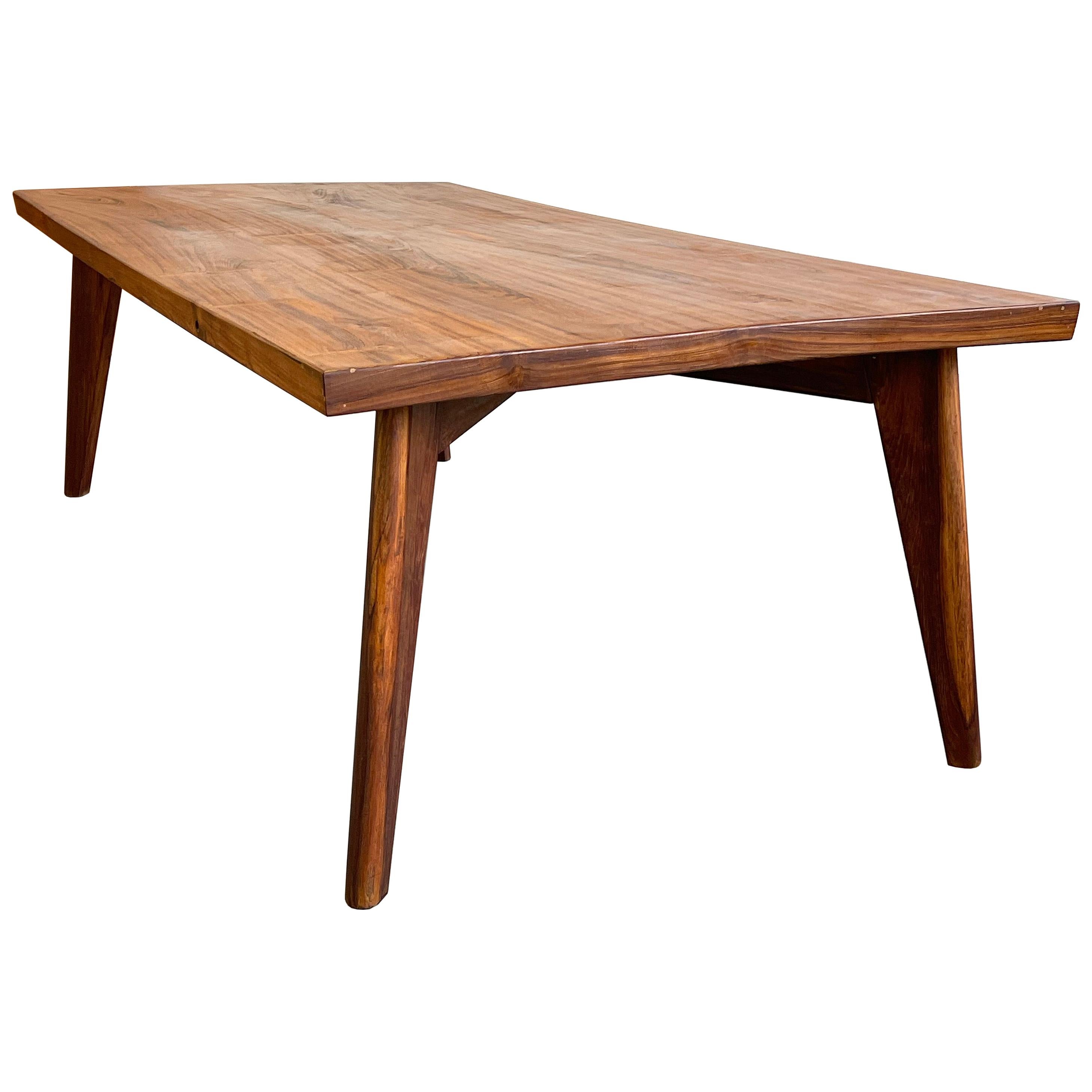 Pierre Jeanneret Dining Table in Sissoo Wood