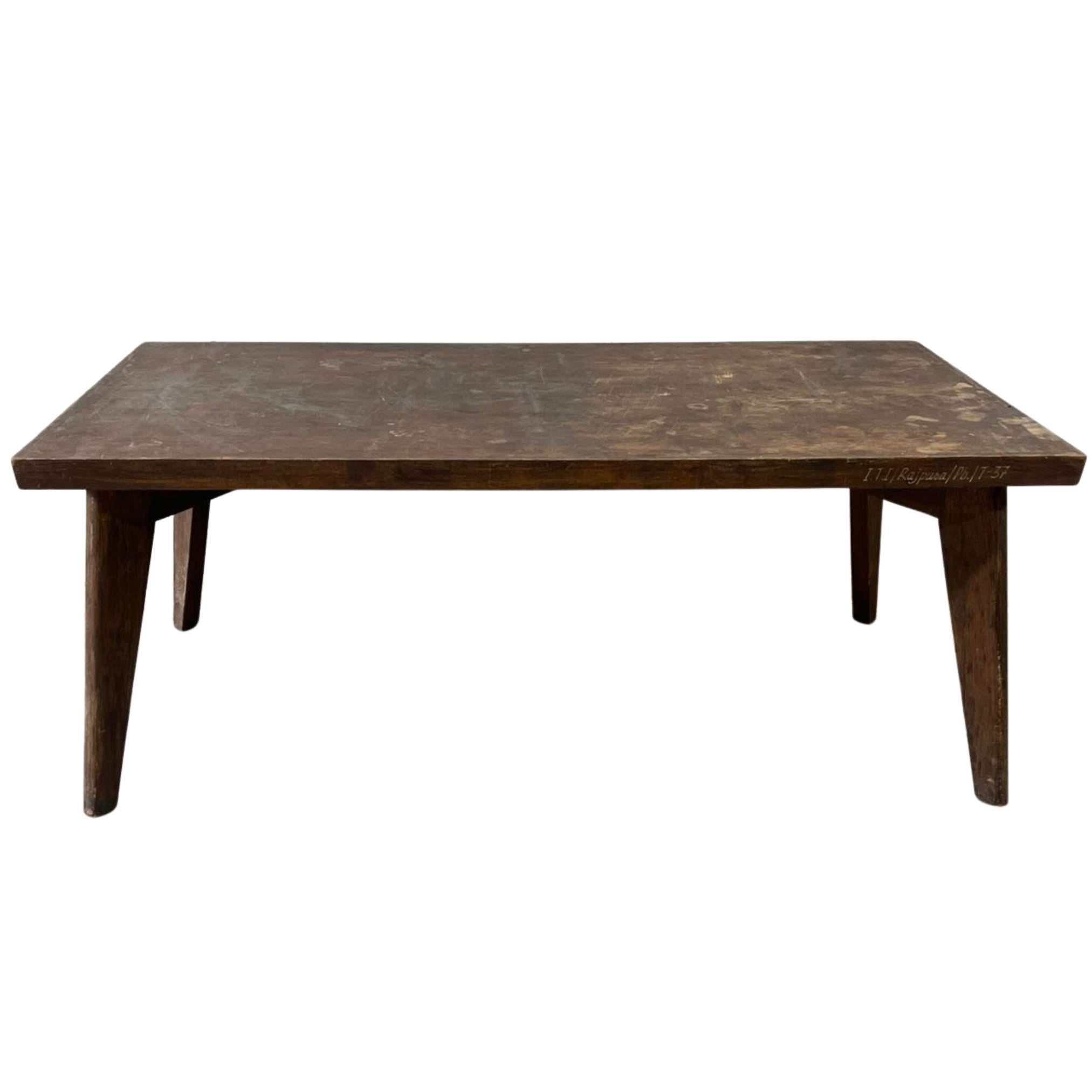 Indiano Tavolo da pranzo Pierre Jeanneret PJ-TA-01-A, Chandigarh, 1960-61 in vendita