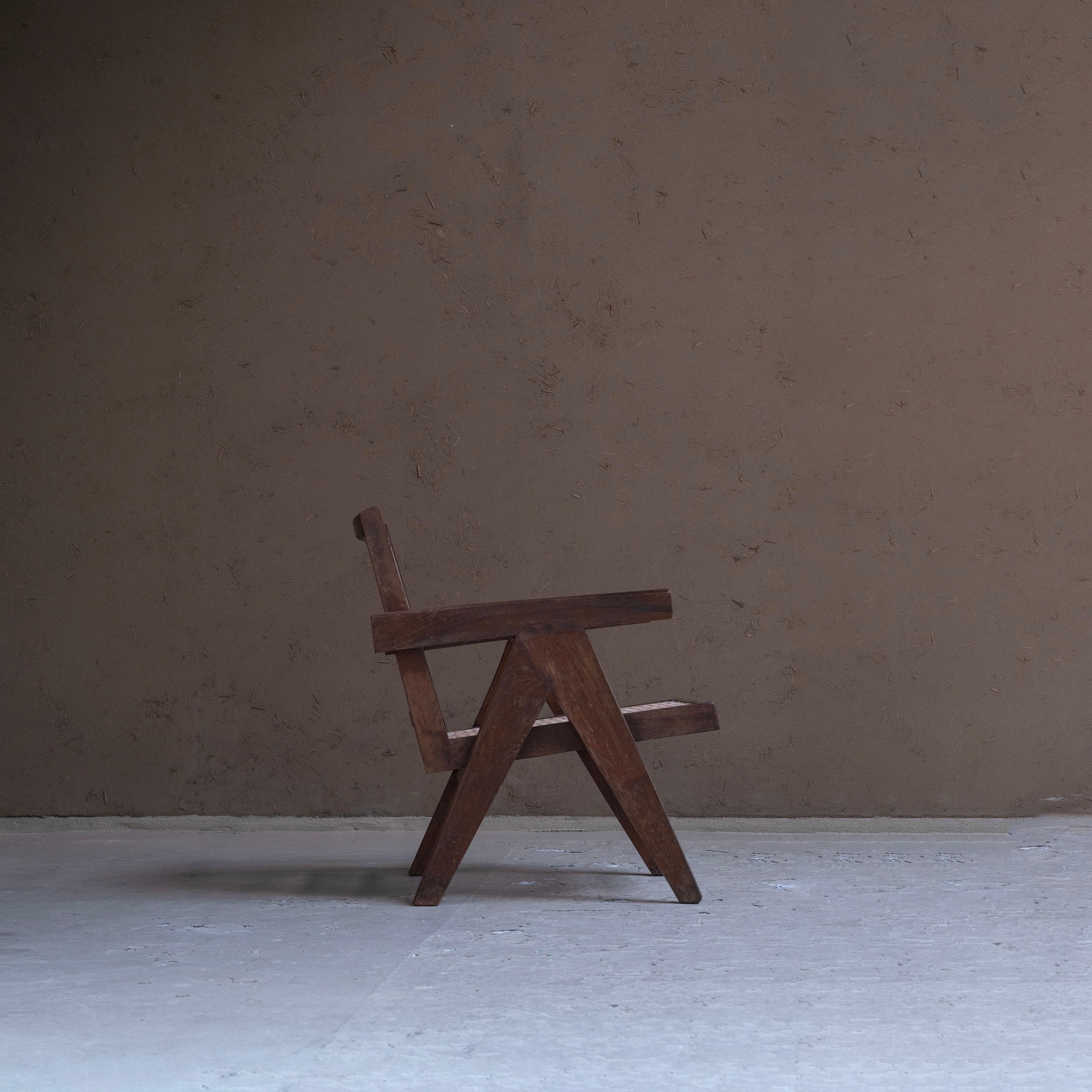 Pierre Jeanneret , Easy Arm Chair for Chandigarh, Teak , 1960s 3