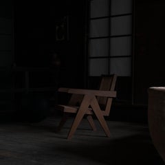 Pierre Jeanneret , Easy Armchair for Chandigarh, Teak , 1960s