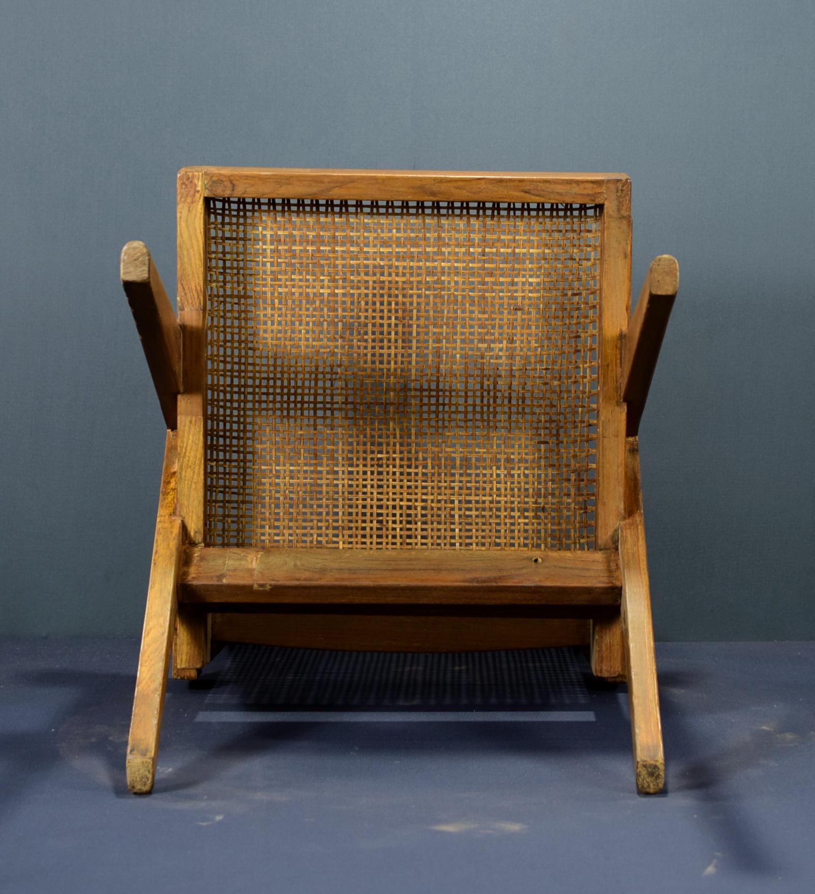Sillón Pierre Jeanneret Auténtico Moderno de Mediados de Siglo PJ-SI-29-A en venta 3