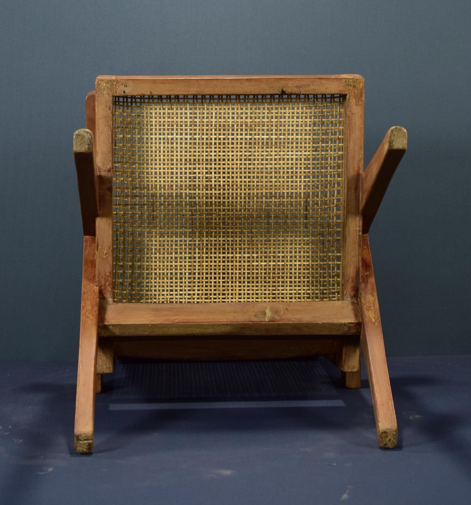 Pierre Jeanneret Easy Chair Authentic Mid-Century Modern PJ-SI-29