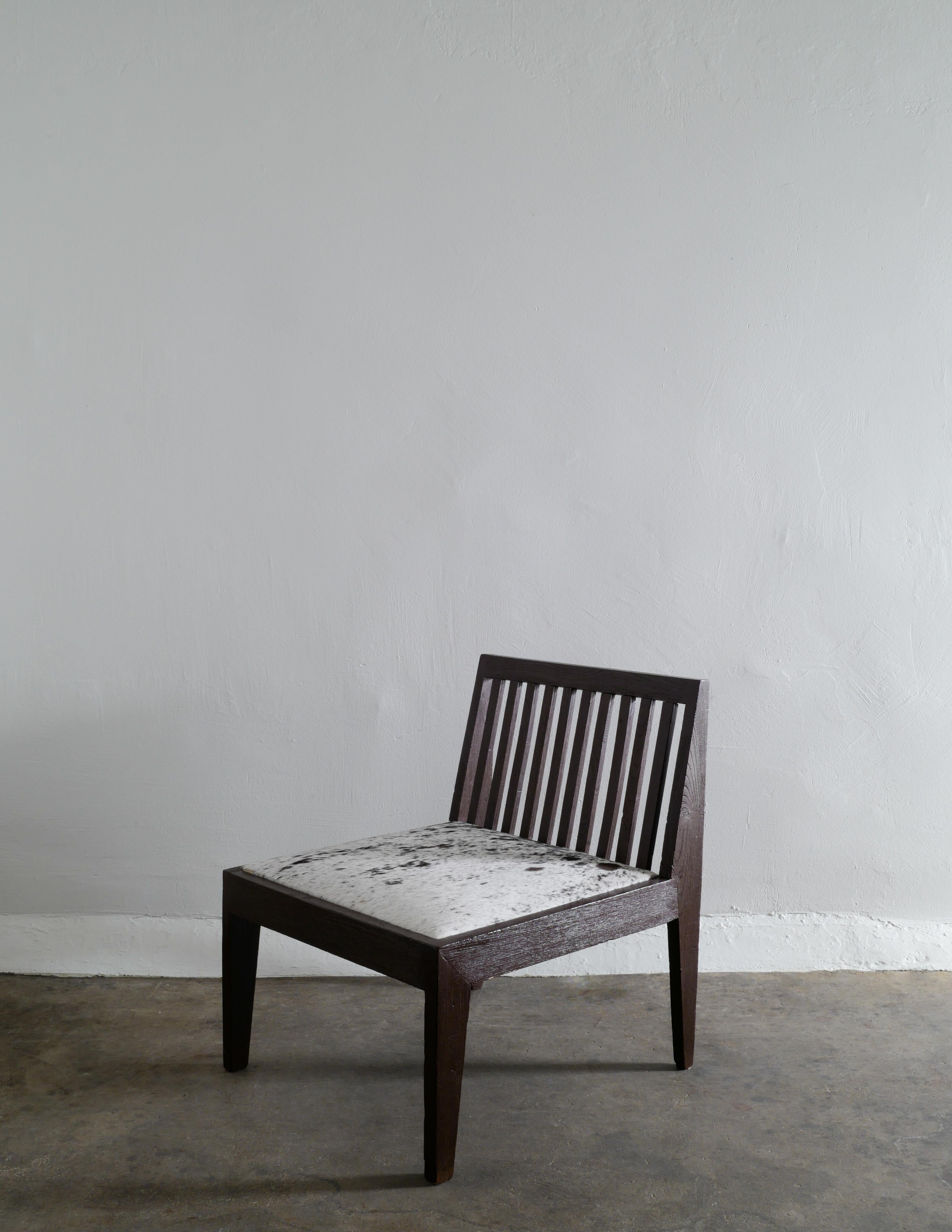 Very rare chair in solid teak designed by Pierre Jeanneret referance 