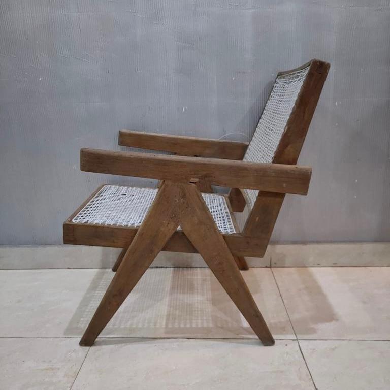 Pierre Jeanneret Easy Chairs, 1950s Chandigargh For Sale 14