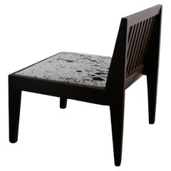 Pierre Jeanneret Easy Lounge Chair in Teak and Cow Hide for Chandigarh, 1950s