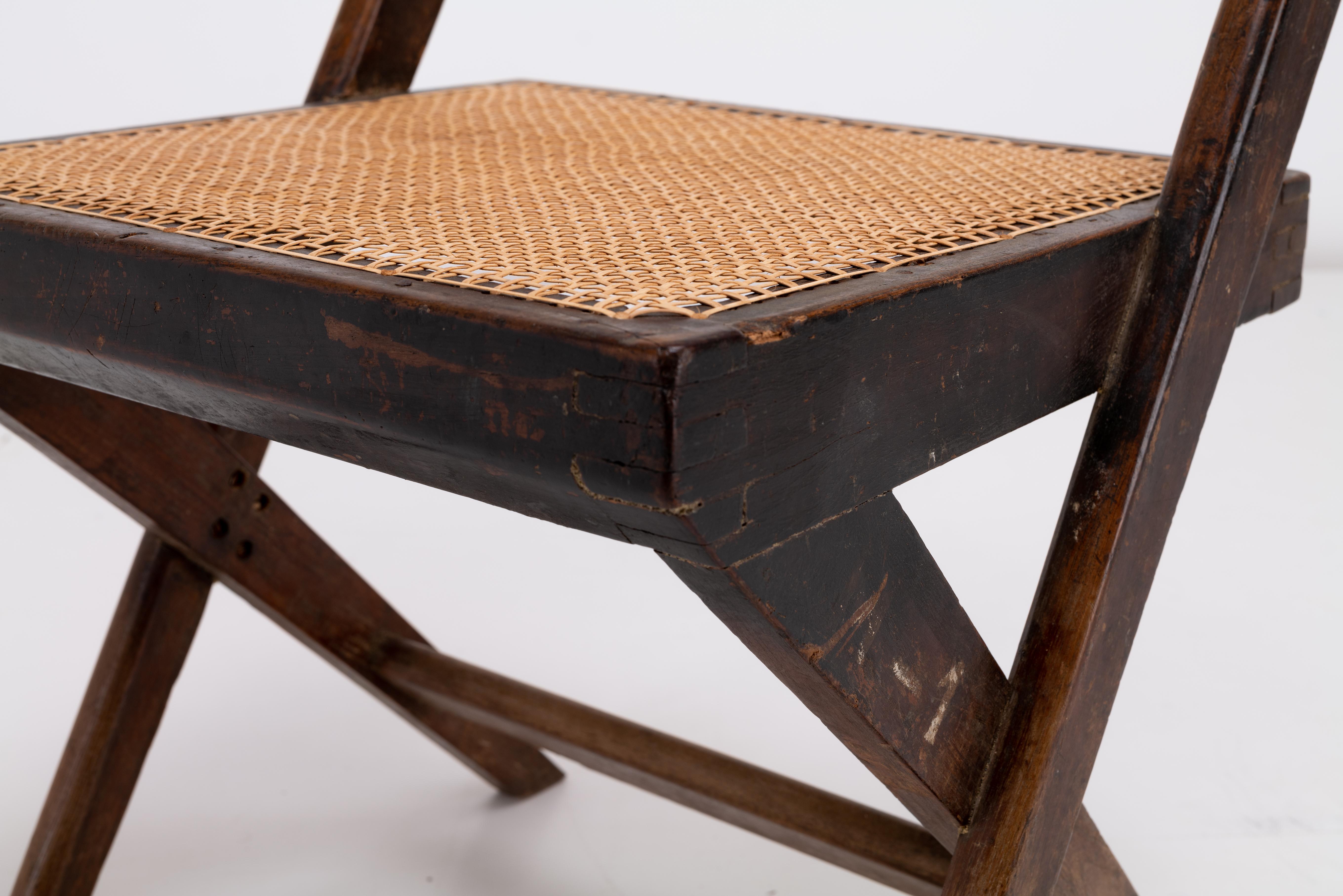 Pierre Jeanneret & Eulie Chowdhury, Chaire de bibliothèque, Chandigarh, 1ère production en vente 1