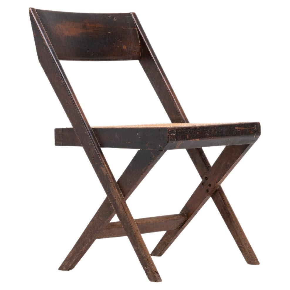 Pierre Jeanneret & Eulie Chowdhury, Library Chair, Chandigarh, 1st Production