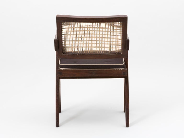 Pierre Jeanneret Floating Back Armchair In Excellent Condition In New York, NY