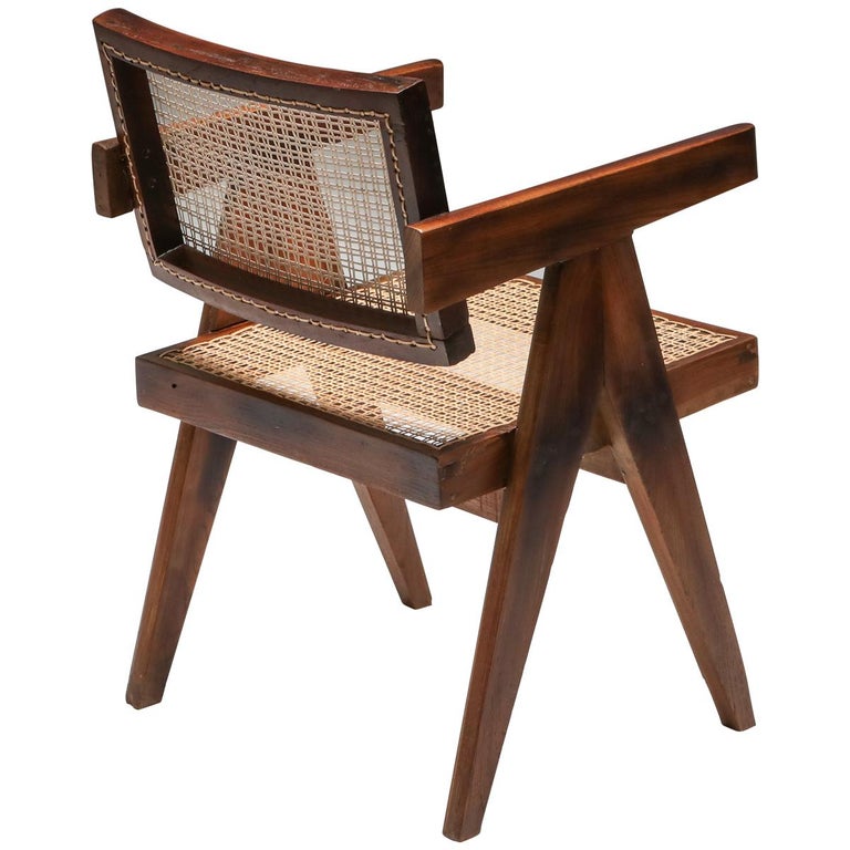 Pierre Jeanneret Floating Back Armchair For Sale