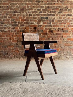 Pierre Jeanneret Floating Back Office Chair Model PJ-010100T circa 1955 Chair 4