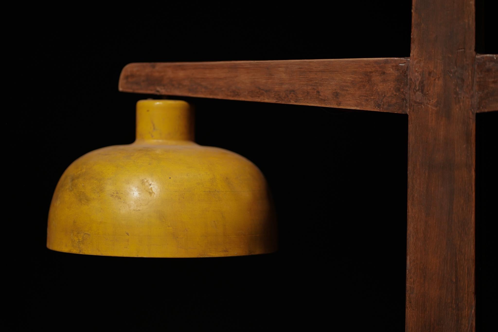 Indian Pierre Jeanneret Floor Lamp For Sale