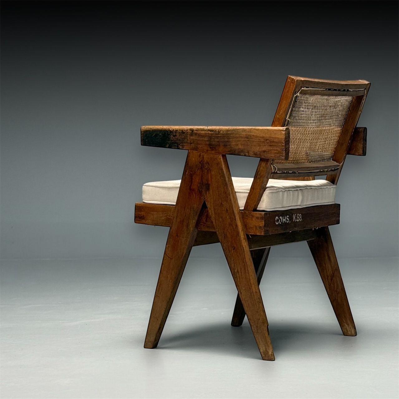 Mid-20th Century Pierre Jeanneret, French Mid-Century Modern, Arm Chair, Chandigarh c. 1960s