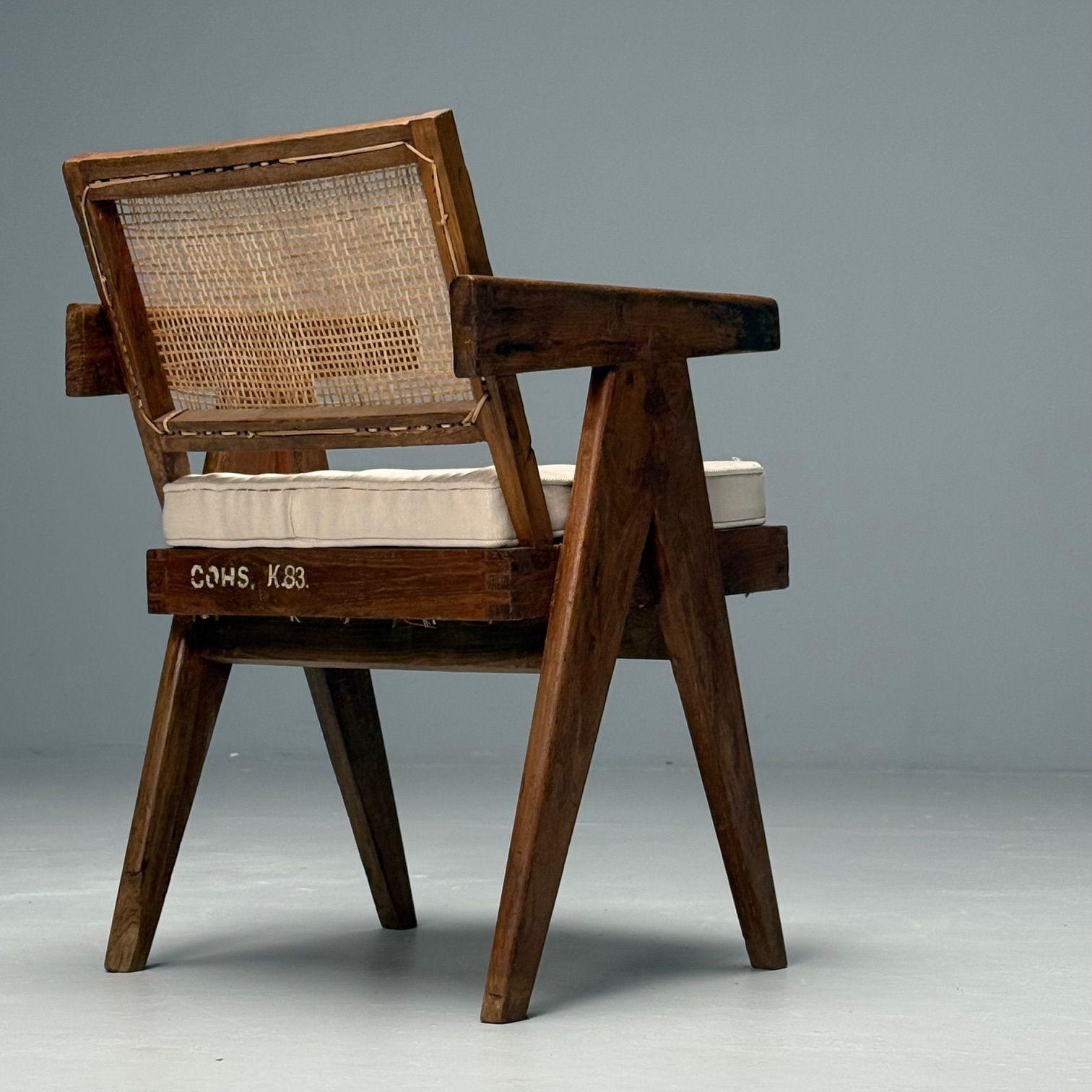 Pierre Jeanneret, French Mid-Century Modern, Arm Chair, Chandigarh c. 1960s 1